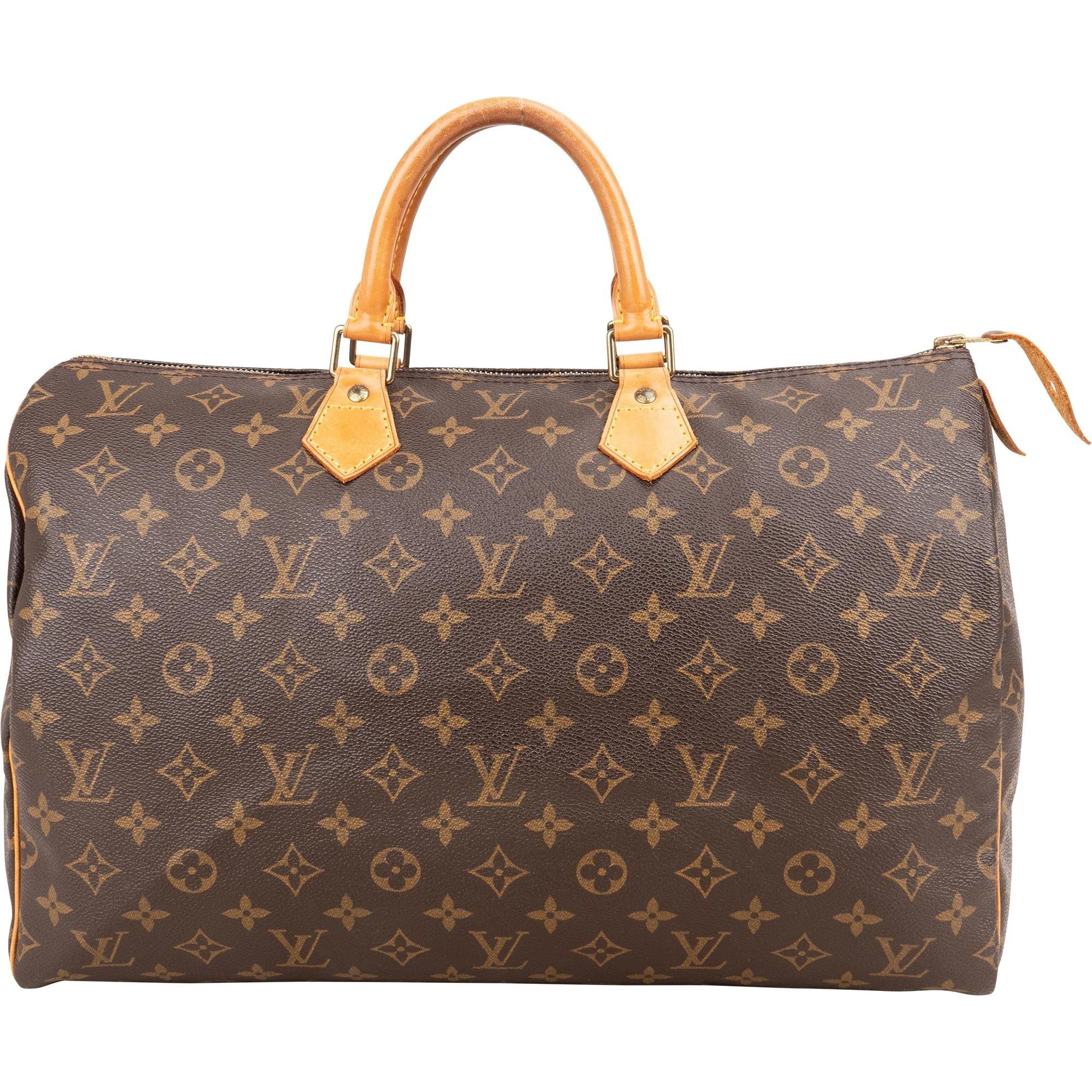 Speedy leather handbag
