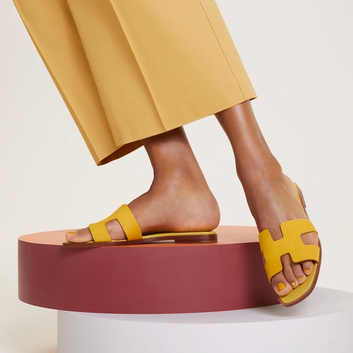 Jaune Bouton d'Or Oran Sandal