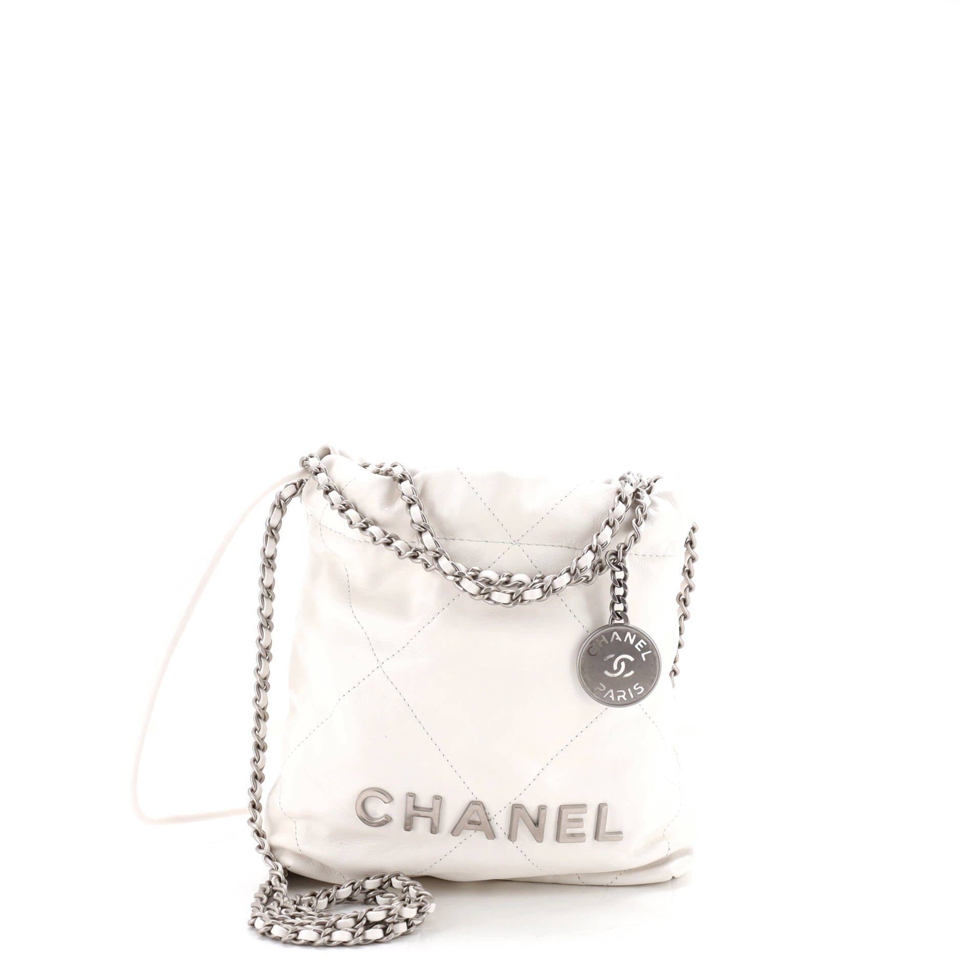 Chanel 22 Chain Hobo Quilted Calfskin Mini