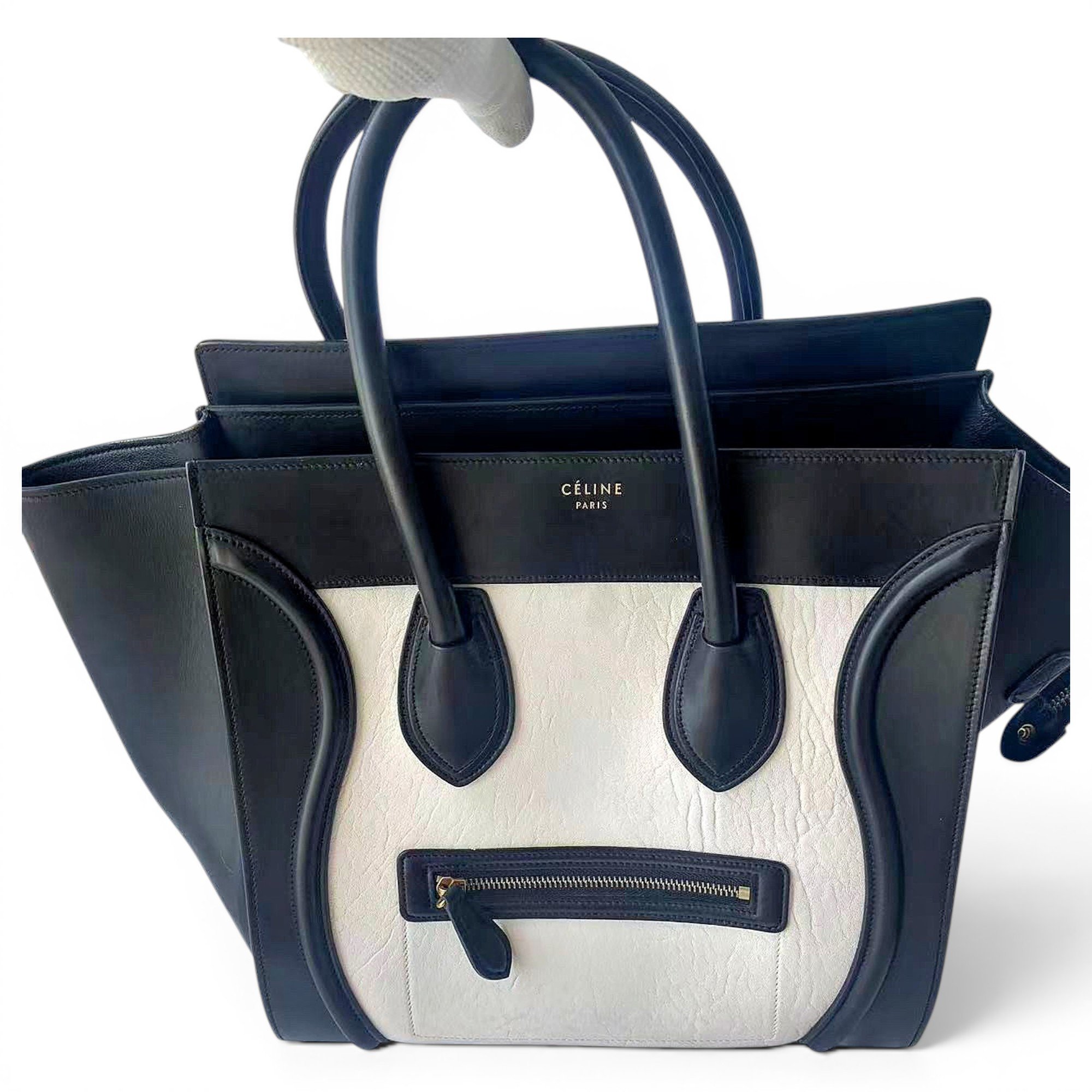 Luggage leather handbag