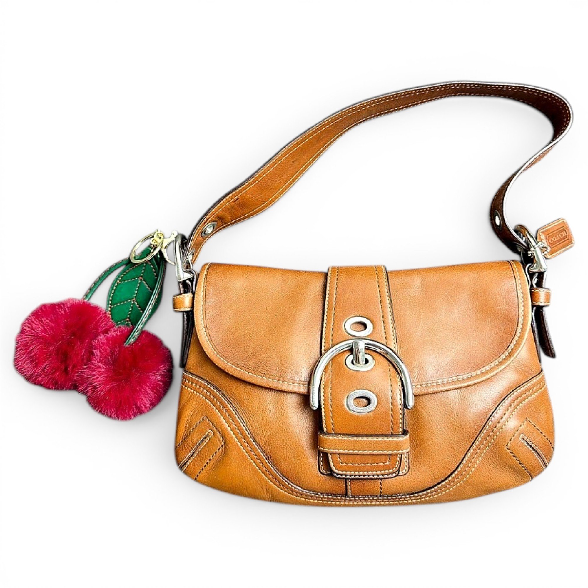 Signature Sufflette leather handbag