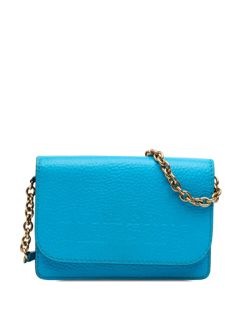 2018-2026 Pebbled Leather Embossed Logo Hampshire Wallet on Chain crossbody bag