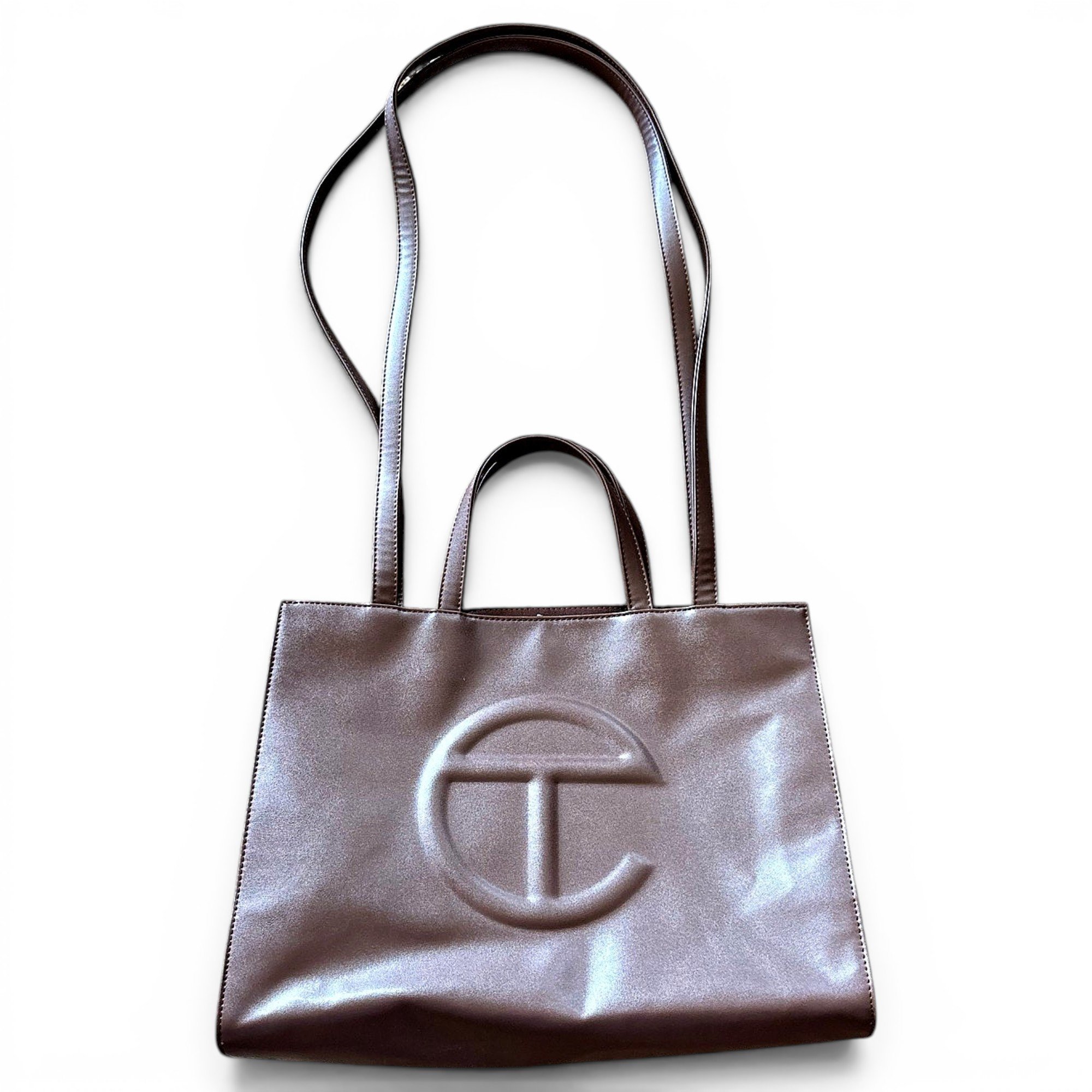 Telfar Medium Shopping Bag leather tote