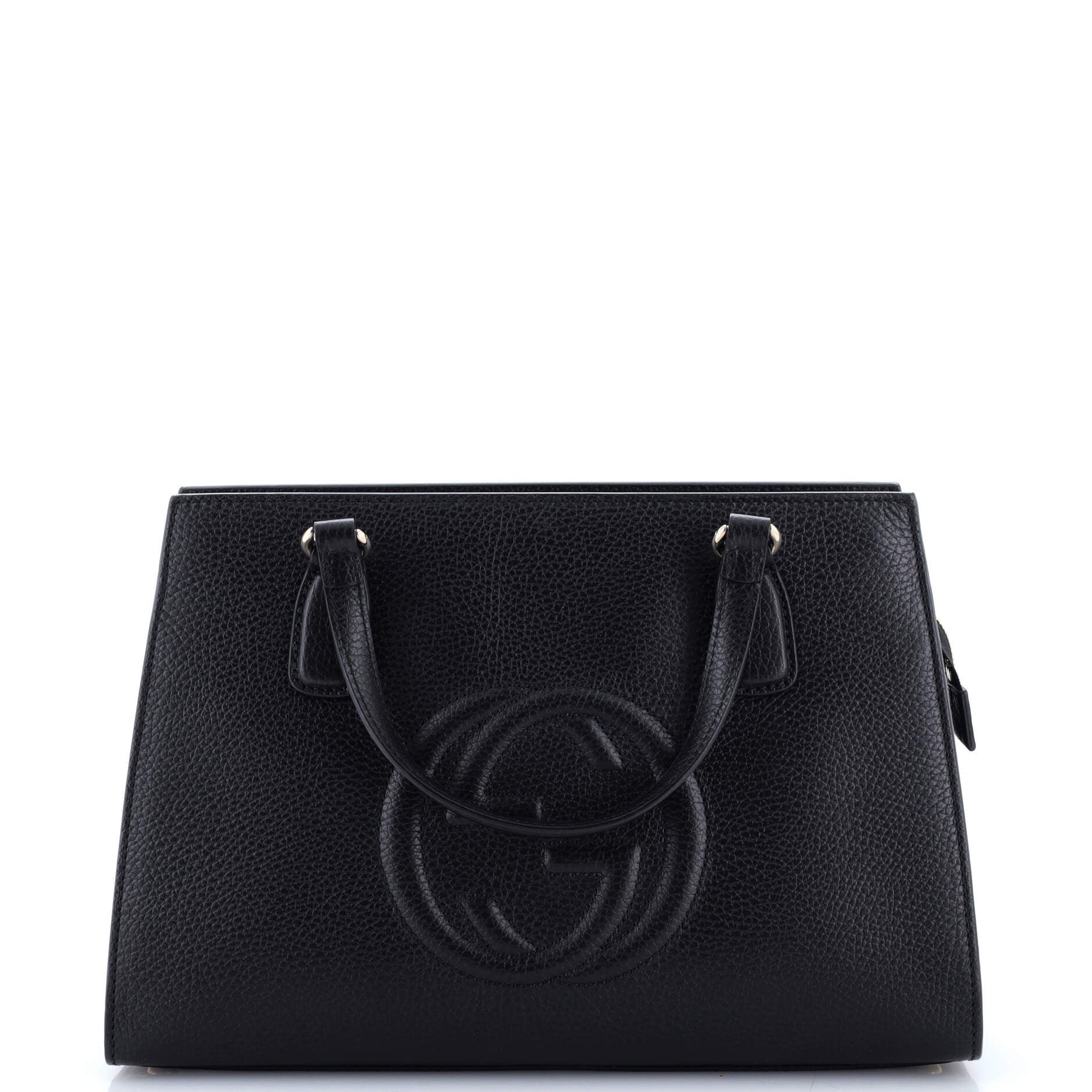 Gucci Soho Convertible Top Handle Satchel Leather Medium