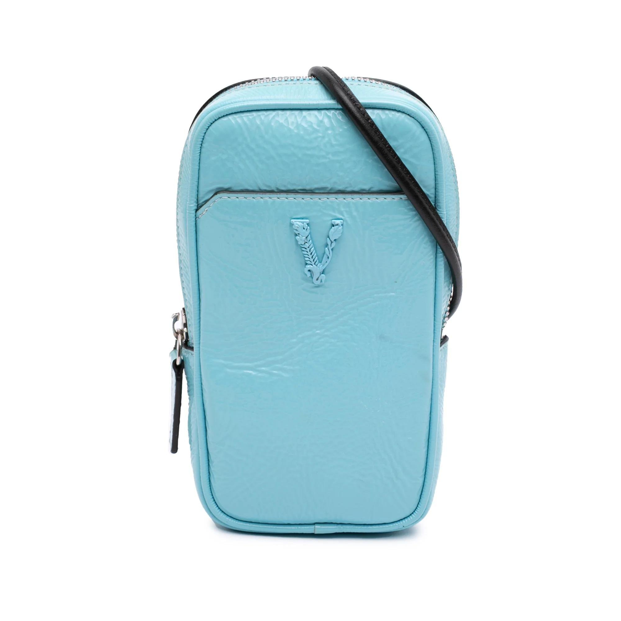 Versace Virtus pony-style calfskin handbag