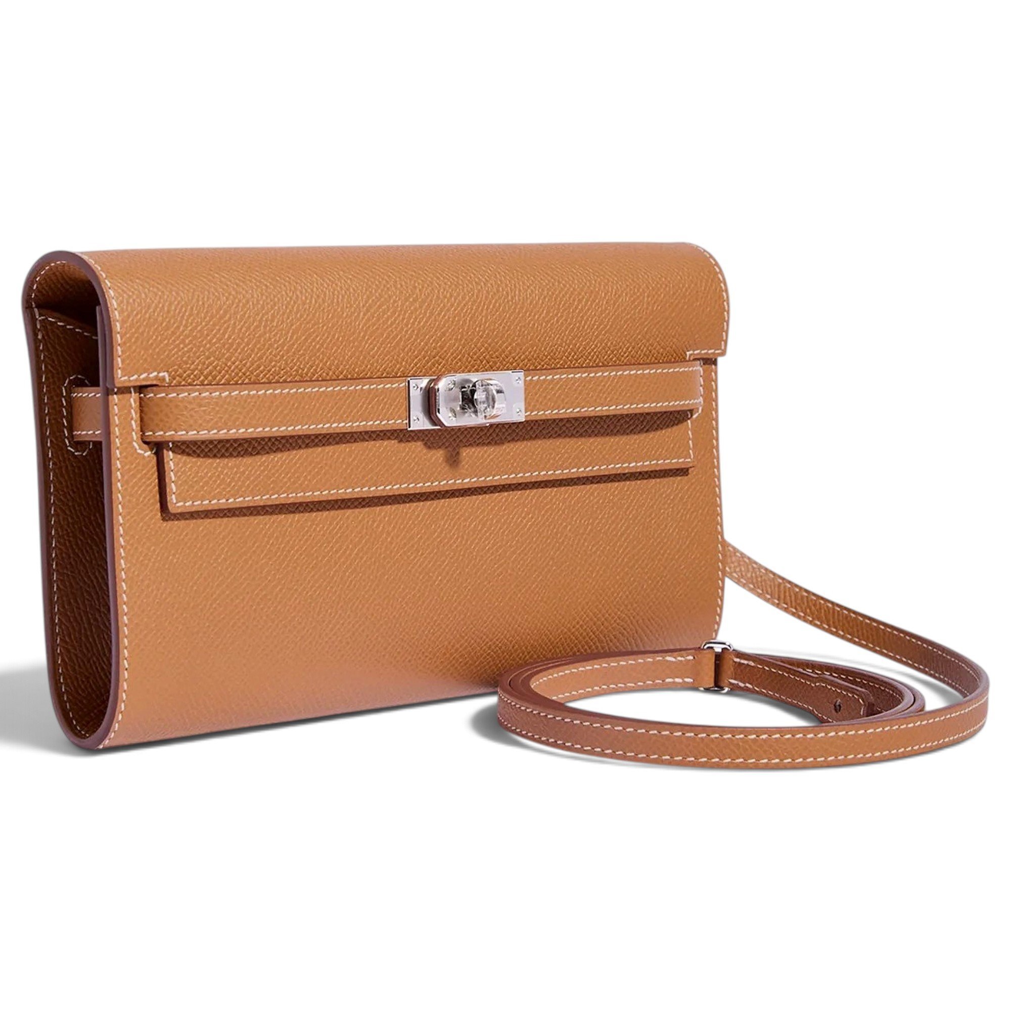 Kelly to go leather clutch bag