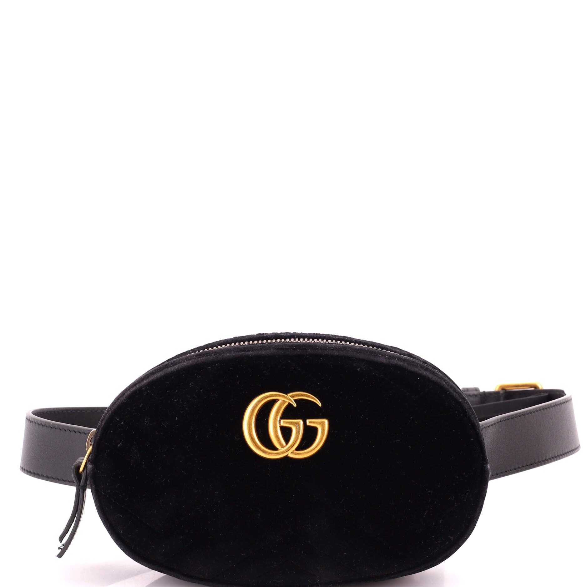 GG Marmont Belt Bag Matelasse Velvet