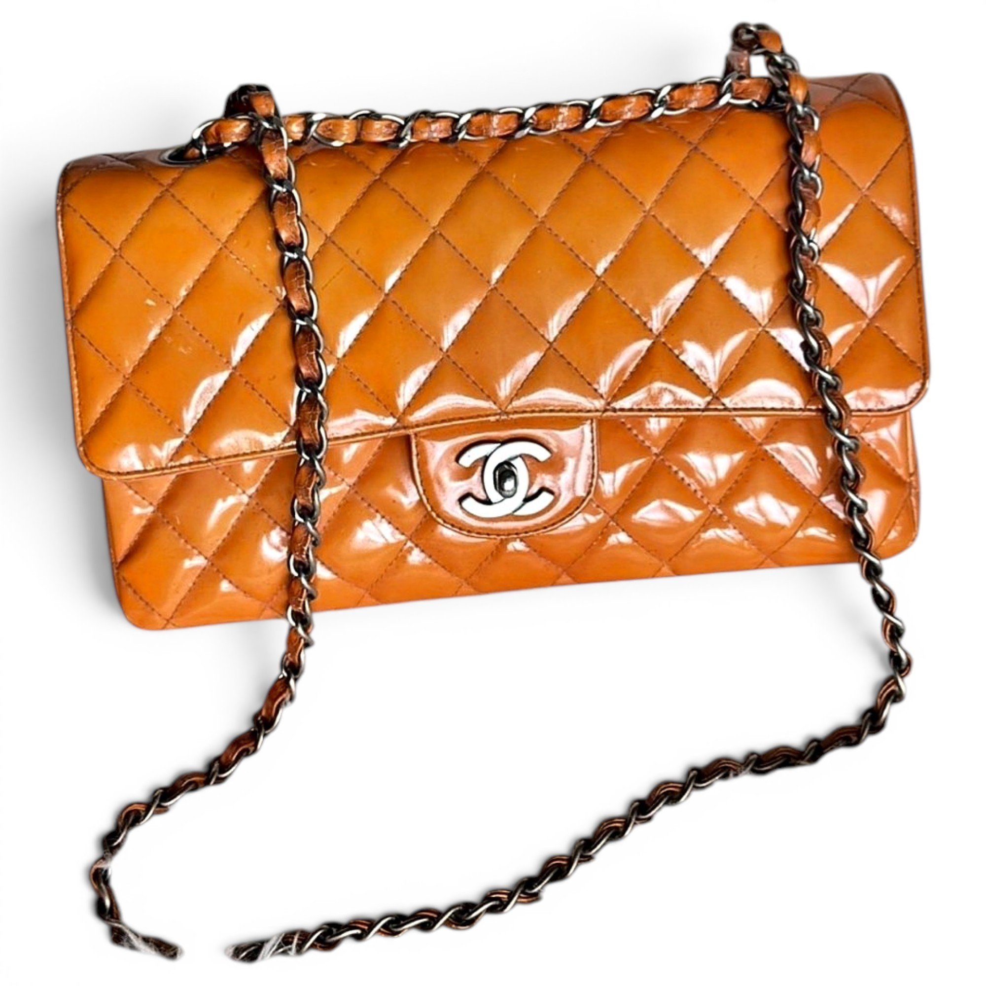 Timeless/Classique patent leather handbag