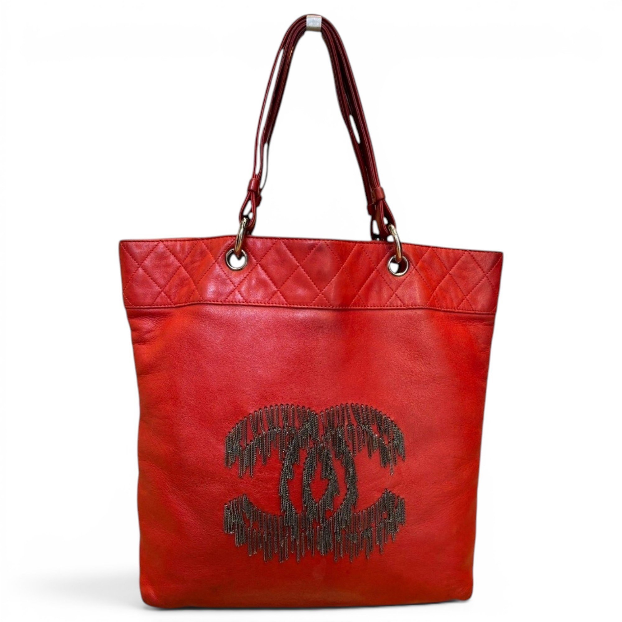 Leather tote