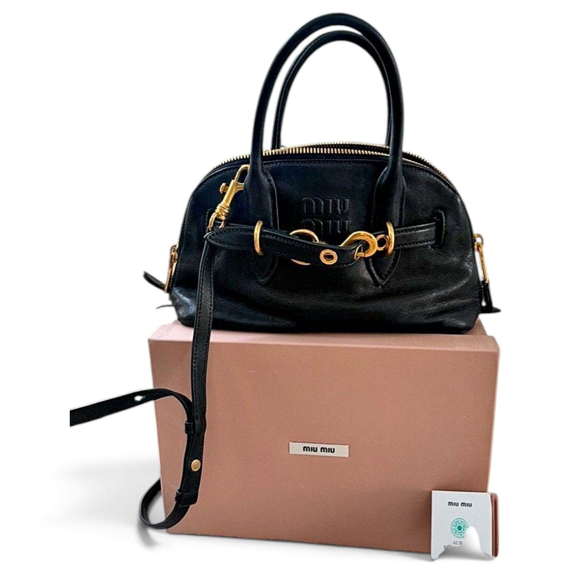 Leather handbag