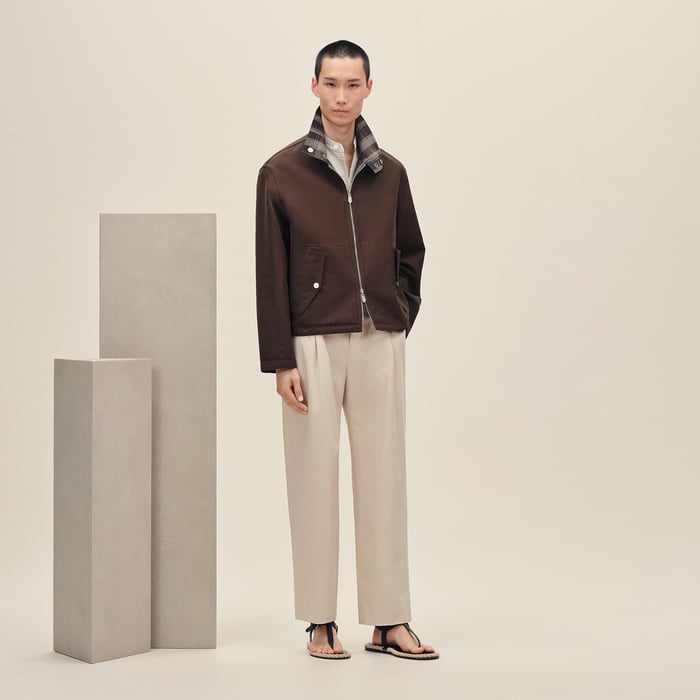 Café Reversible Straight Cut Jacket
