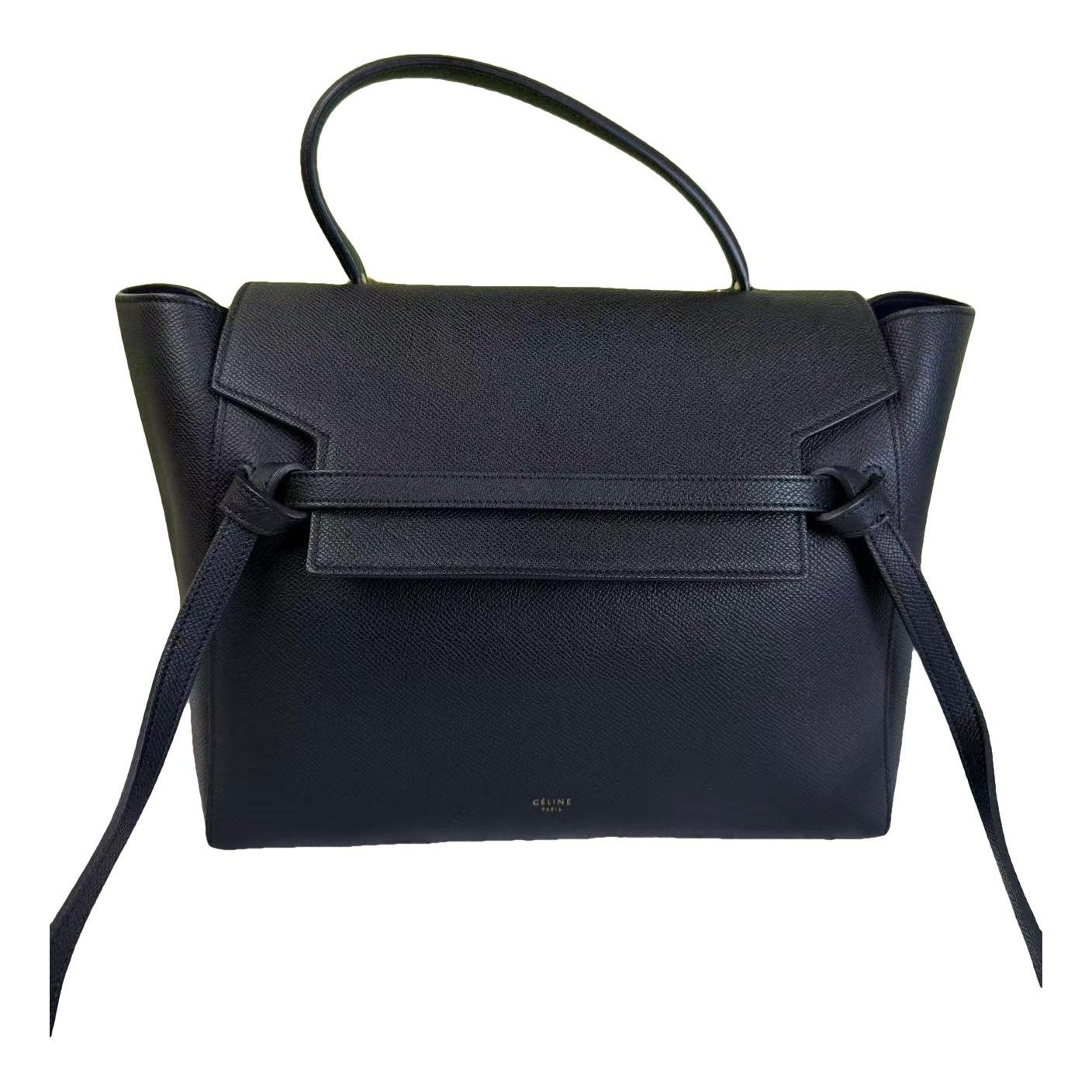 Belt pony-style calfskin handbag
