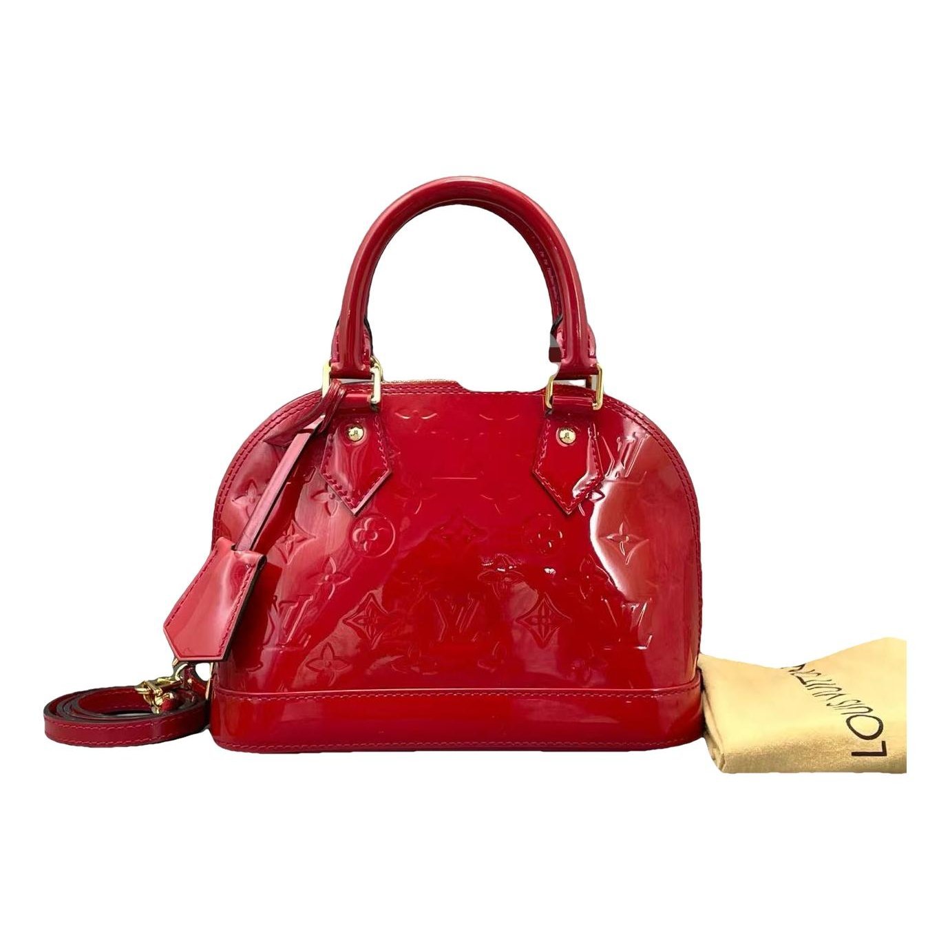 Alma BB patent leather handbag