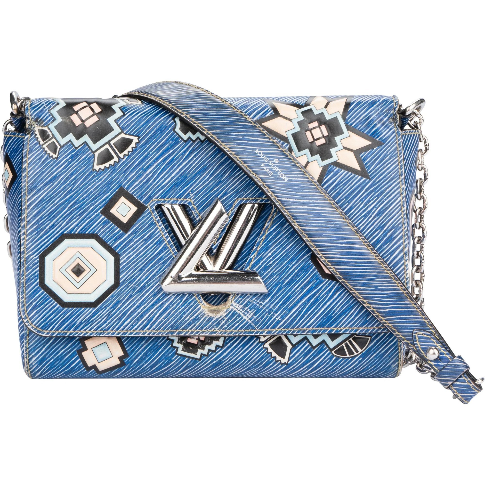 Twist leather handbag