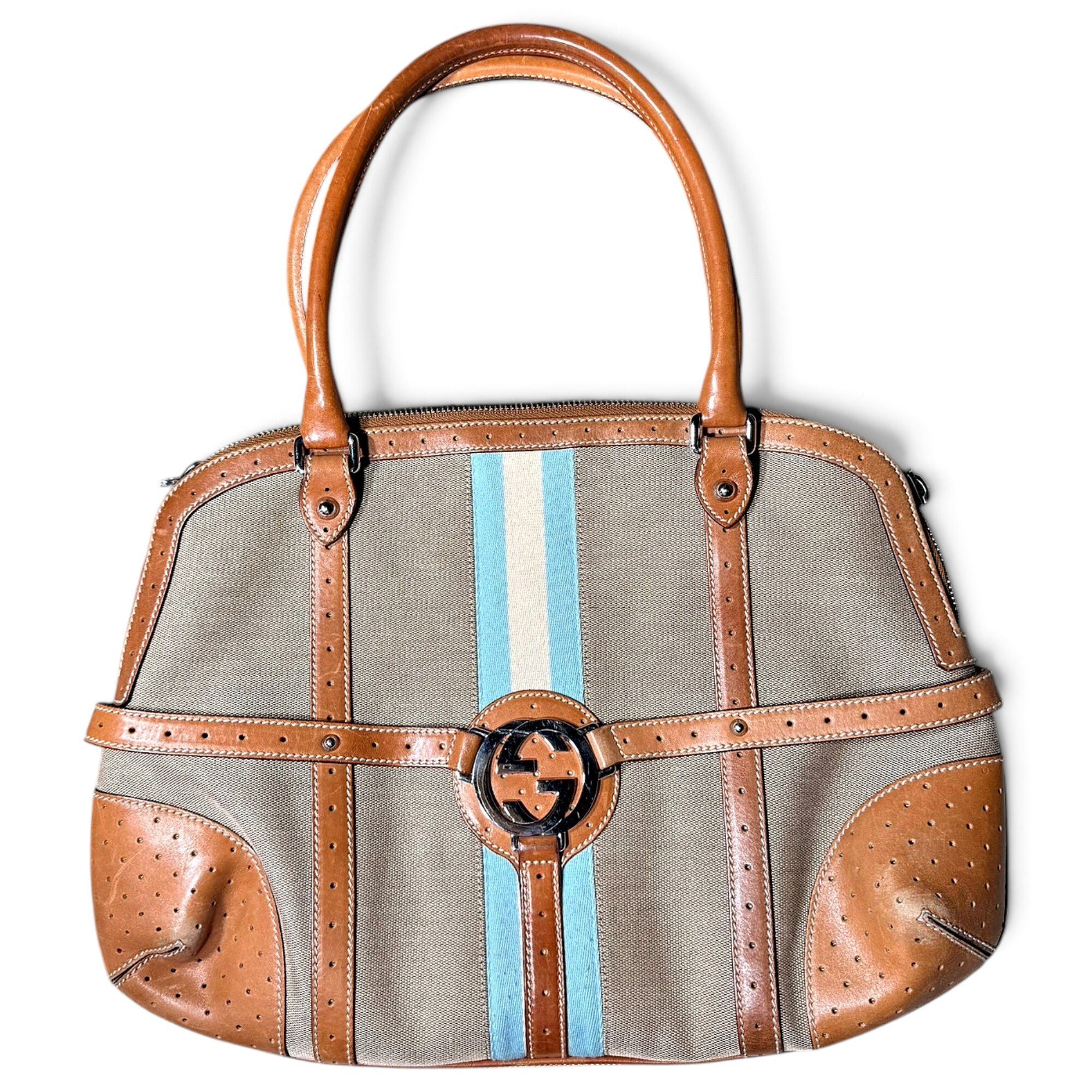 Leather handbag