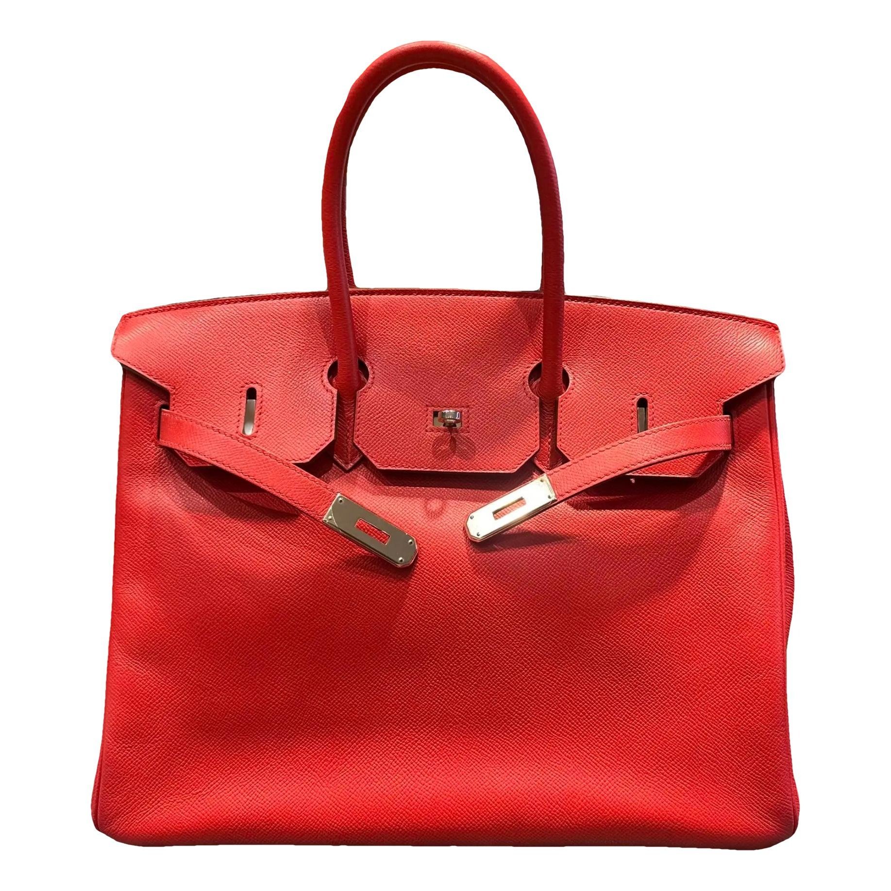 Hermes Birkin 35 Handbag Braise Epsom Leather