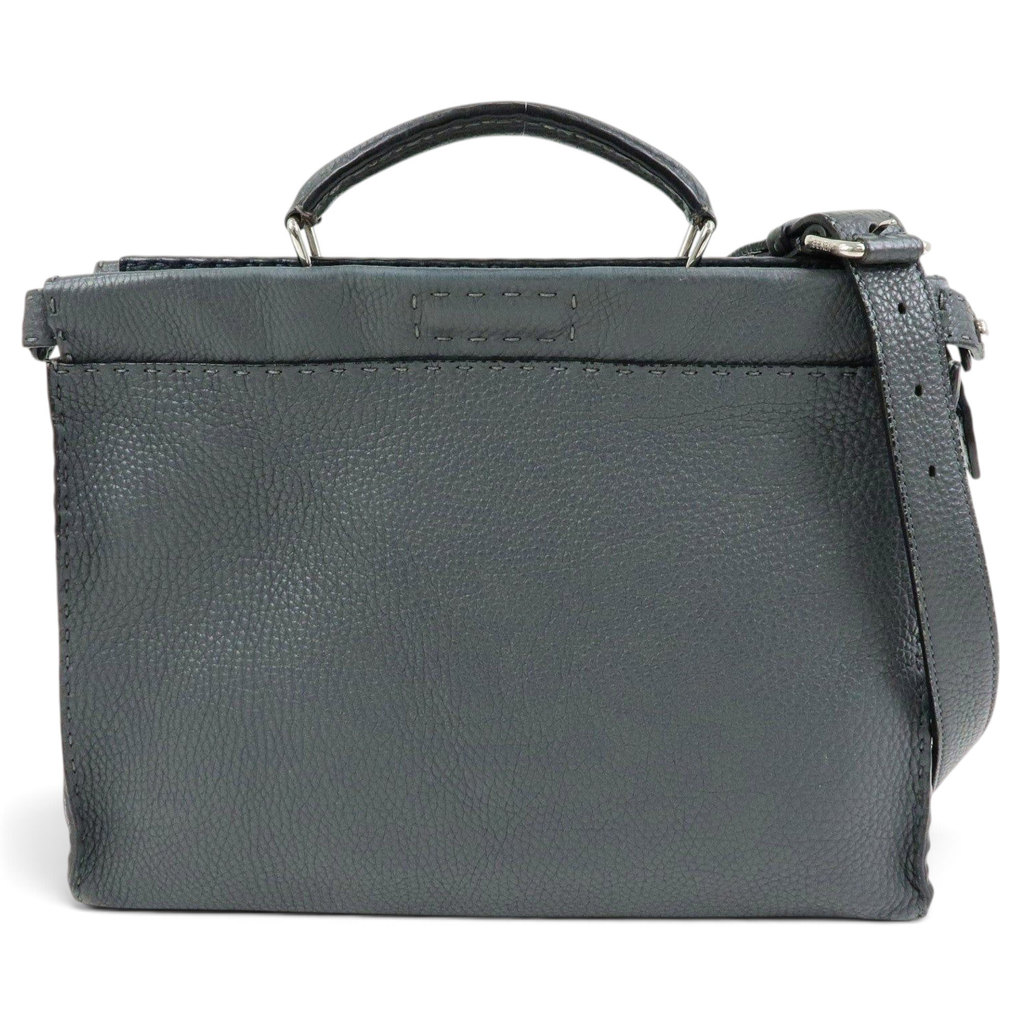 Peekaboo leather handbag