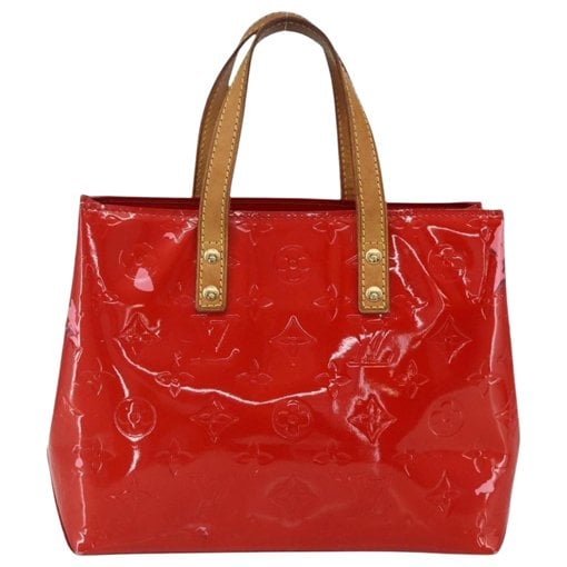 Reade patent leather handbag