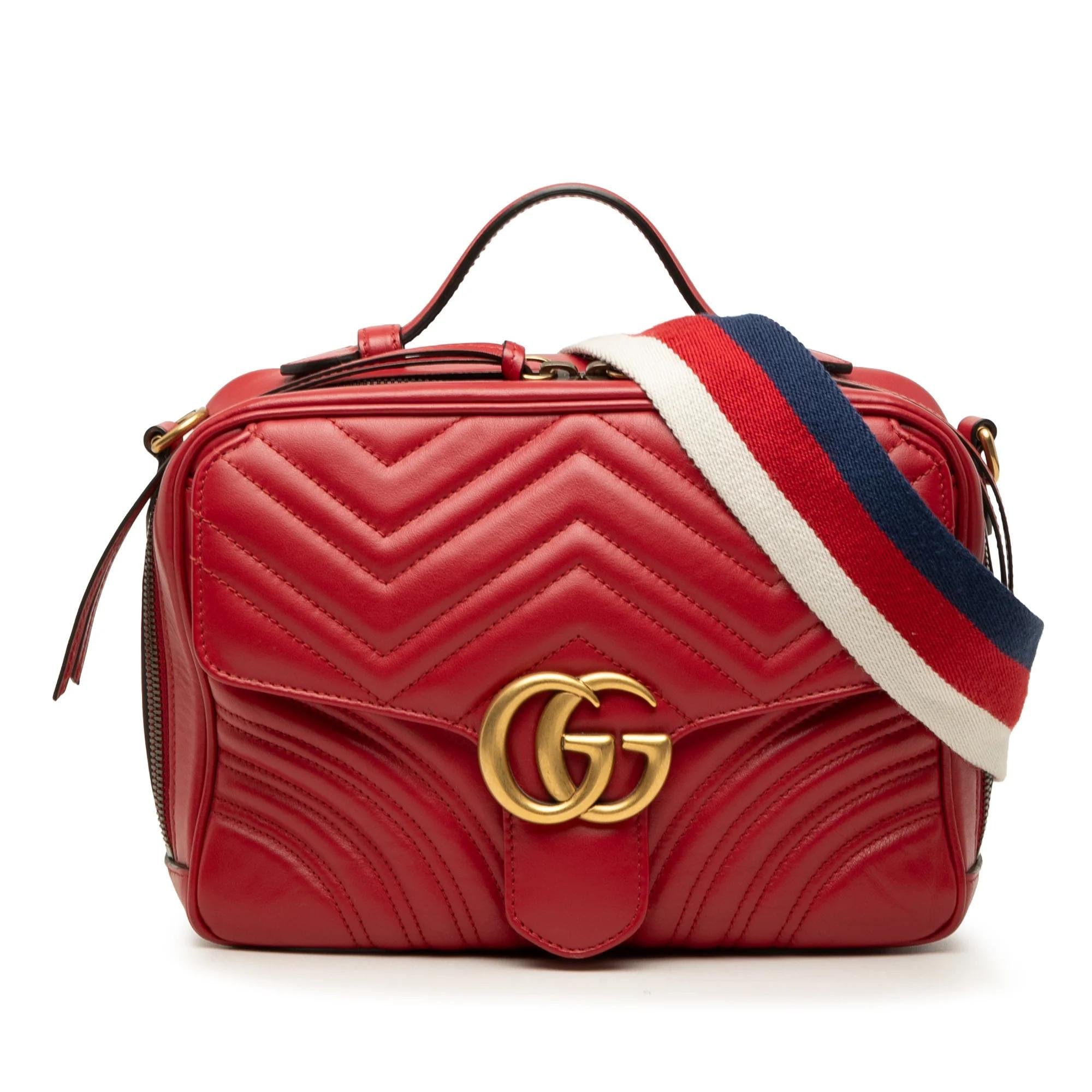 GG Marmont leather satchel