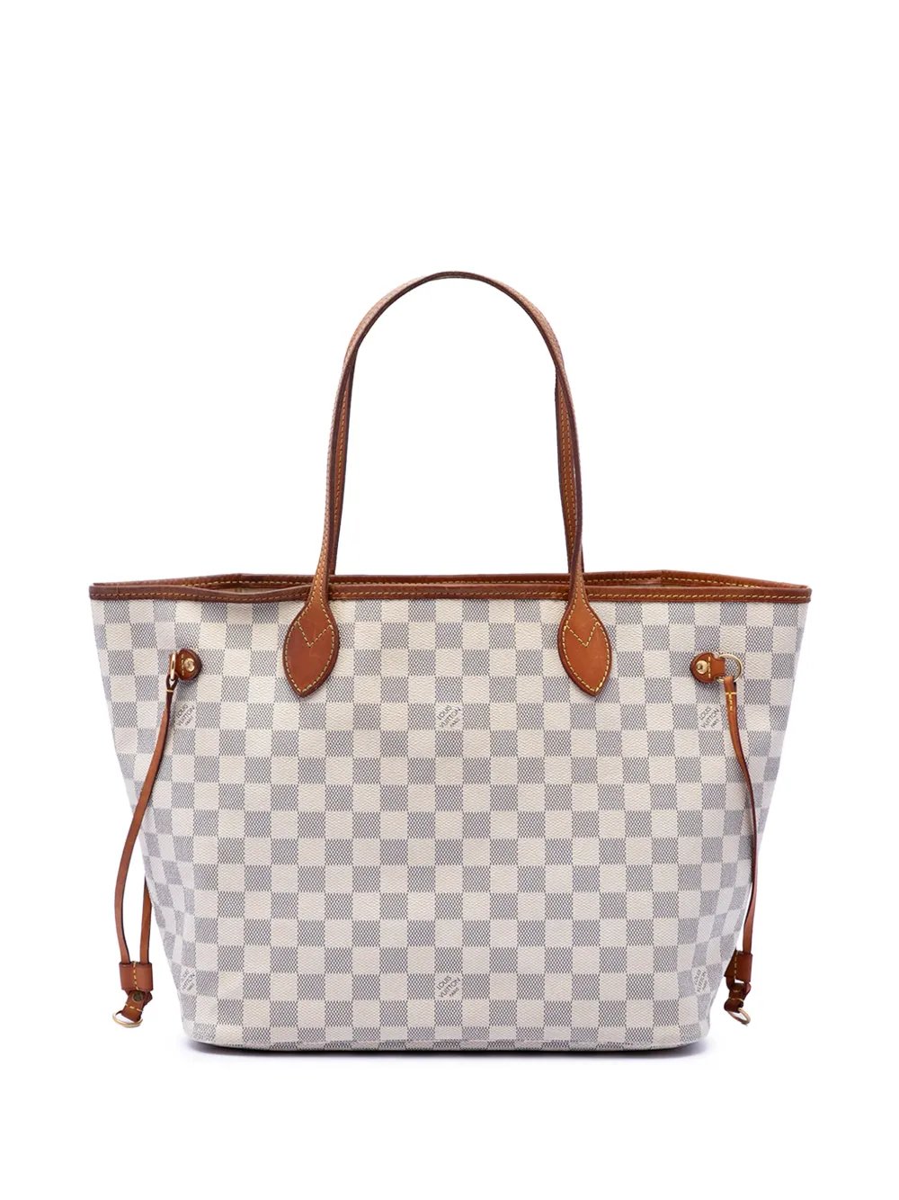 2011 Damier Azur Neverfull MM tote bag