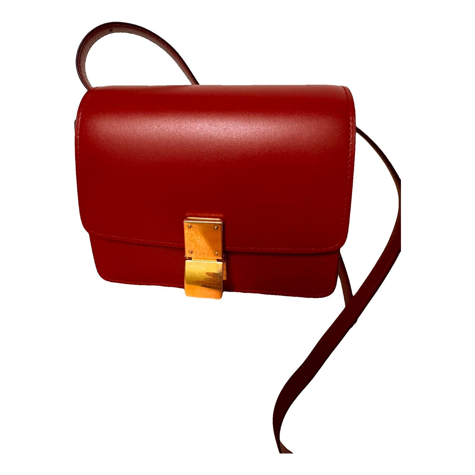 Classic leather crossbody bag