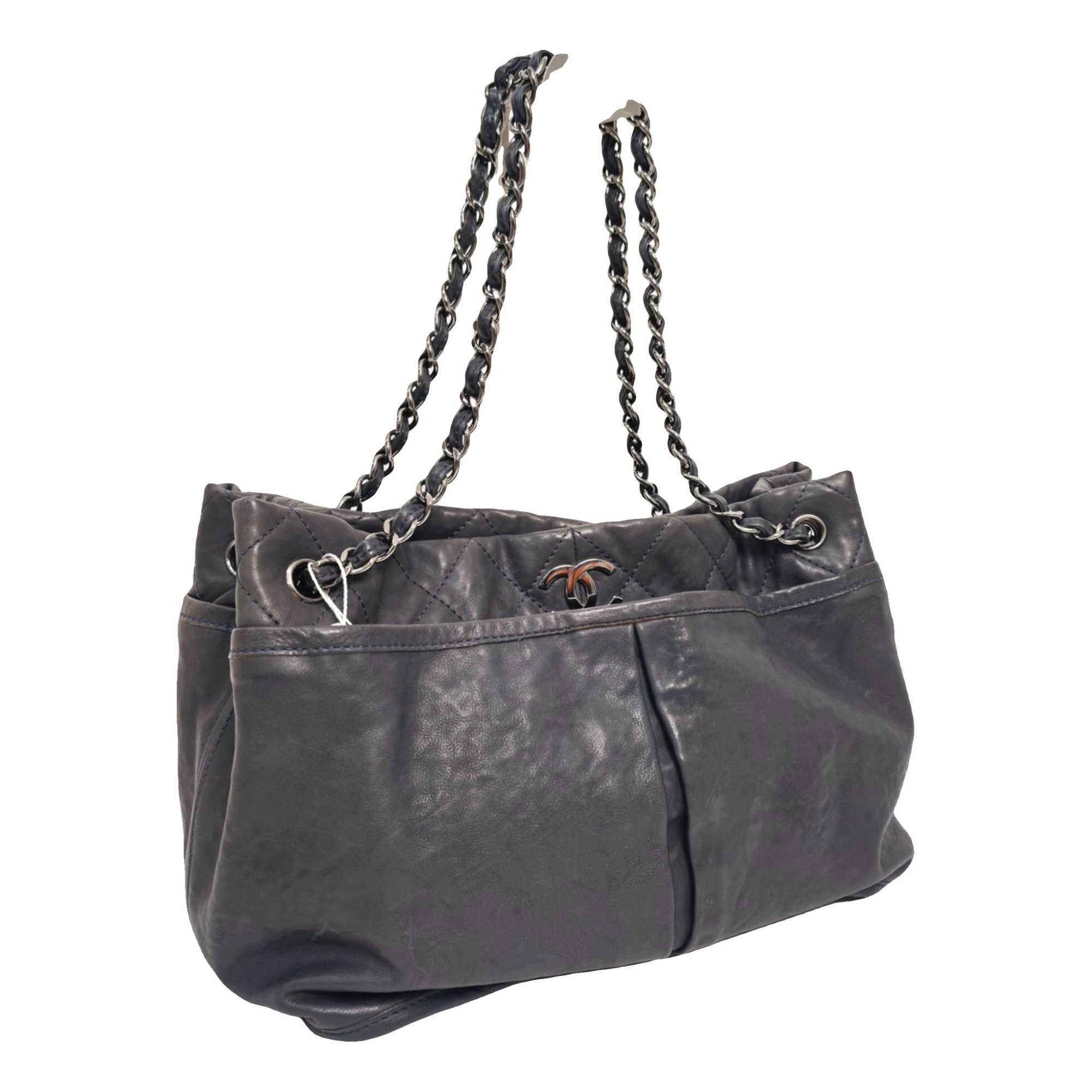 Leather tote