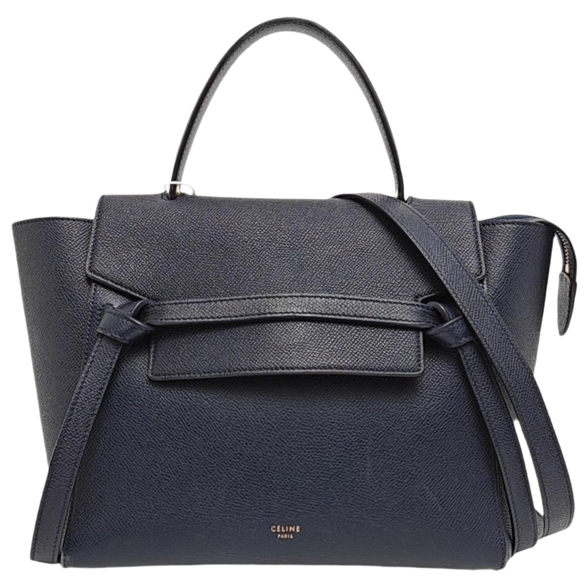 Belt leather handbag