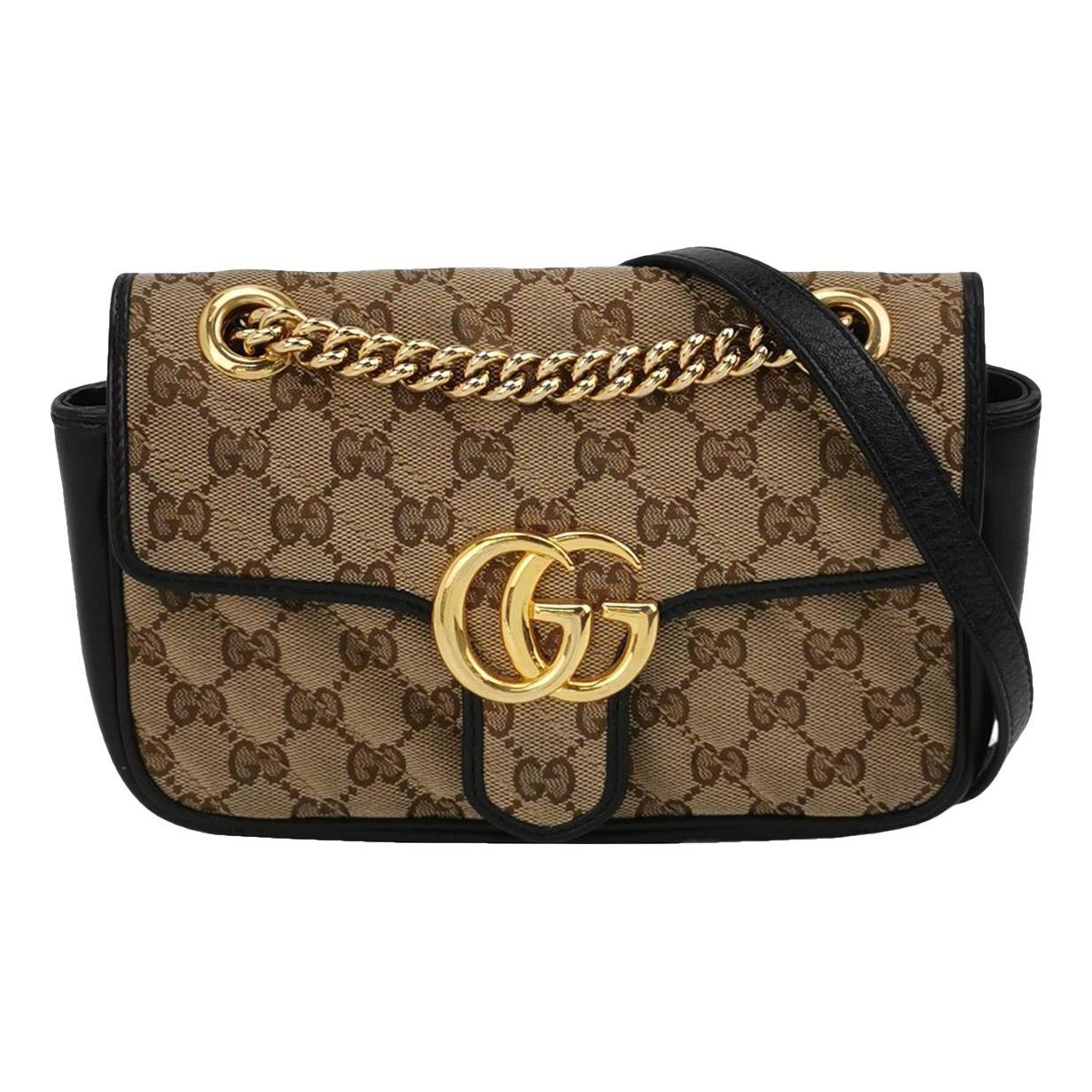 GG Marmont Flap leather crossbody bag