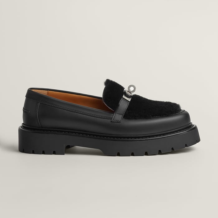 Noir Mocasines Icône