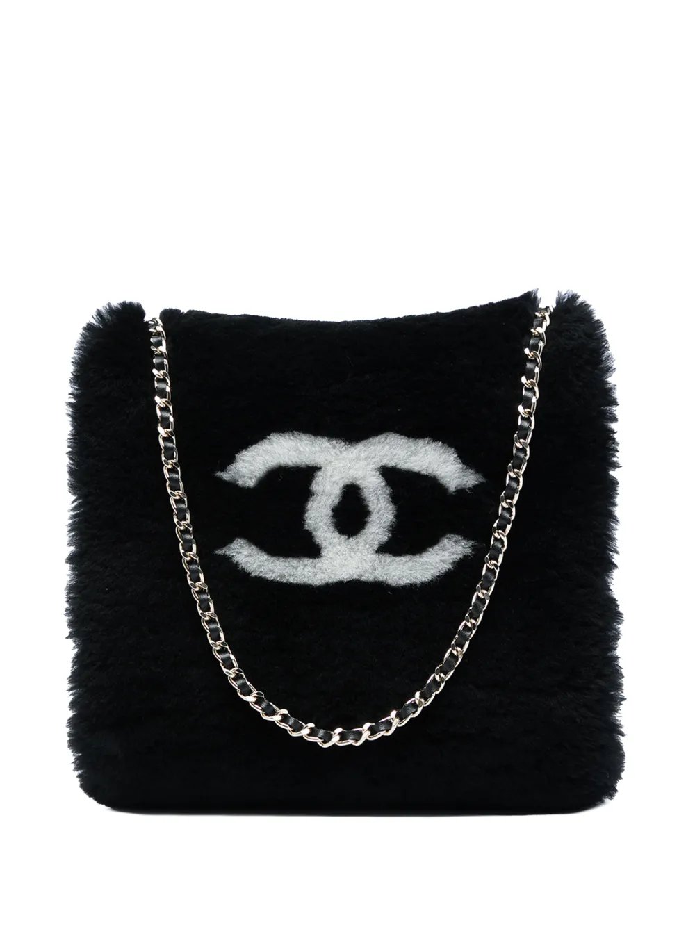 2021-2026 CC Shearling Muff shoulder bag