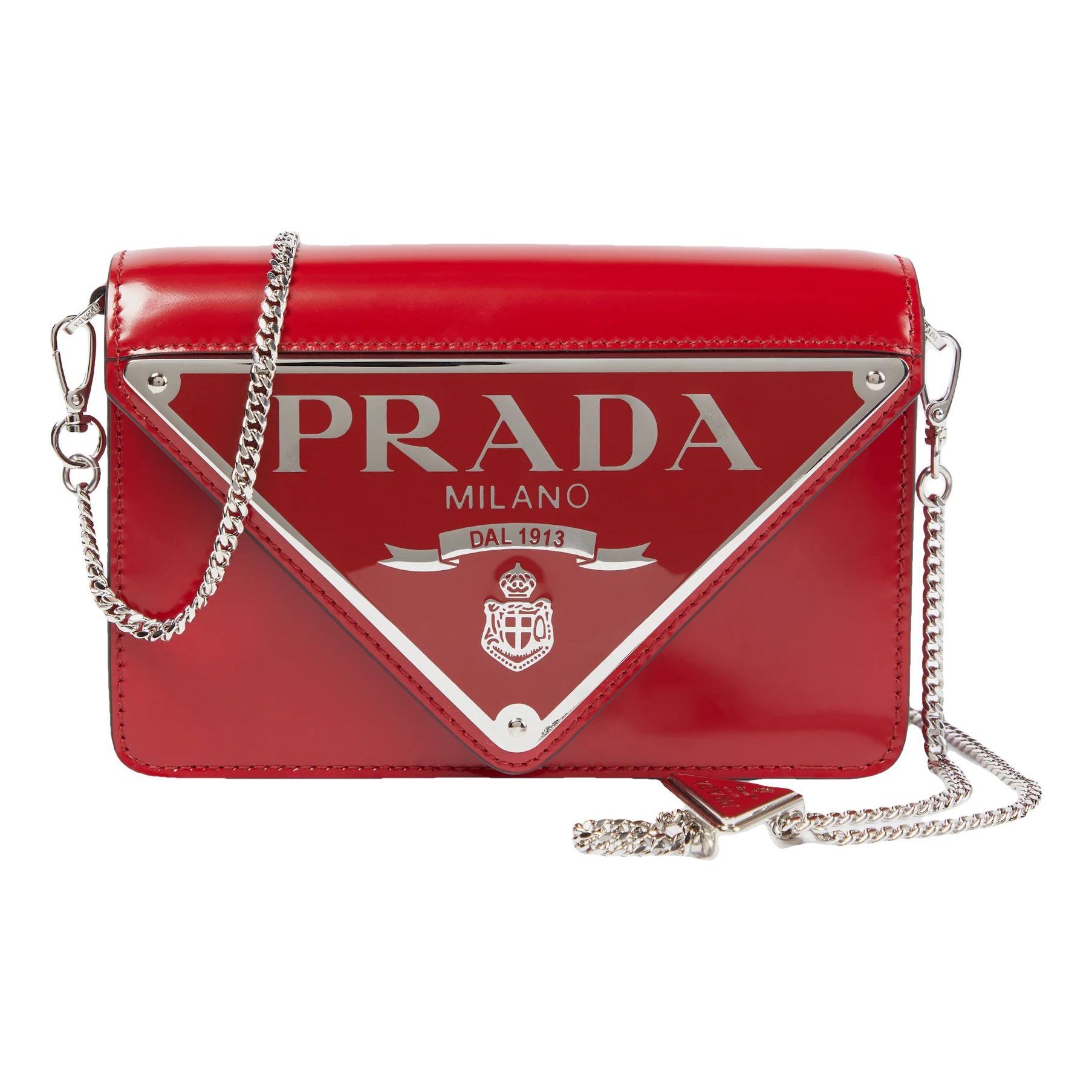 Patent leather crossbody bag