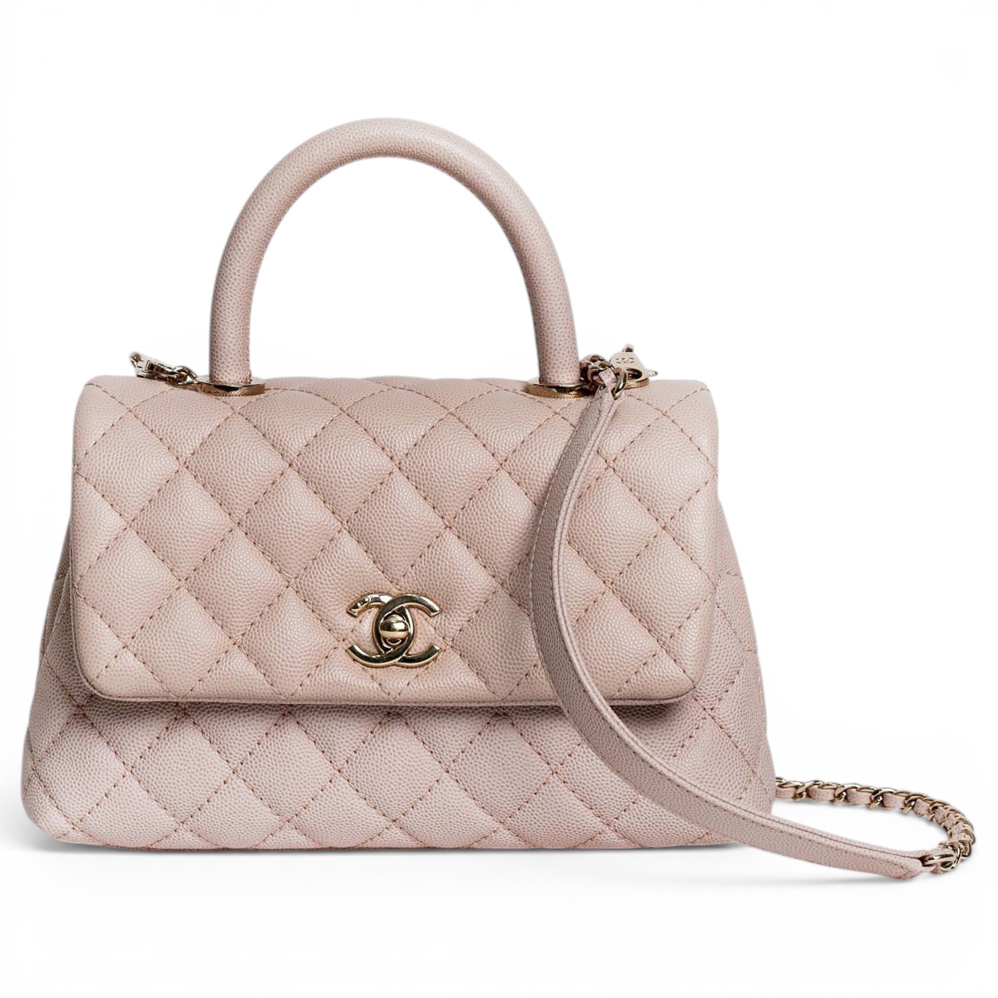 Coco Handle leather handbag