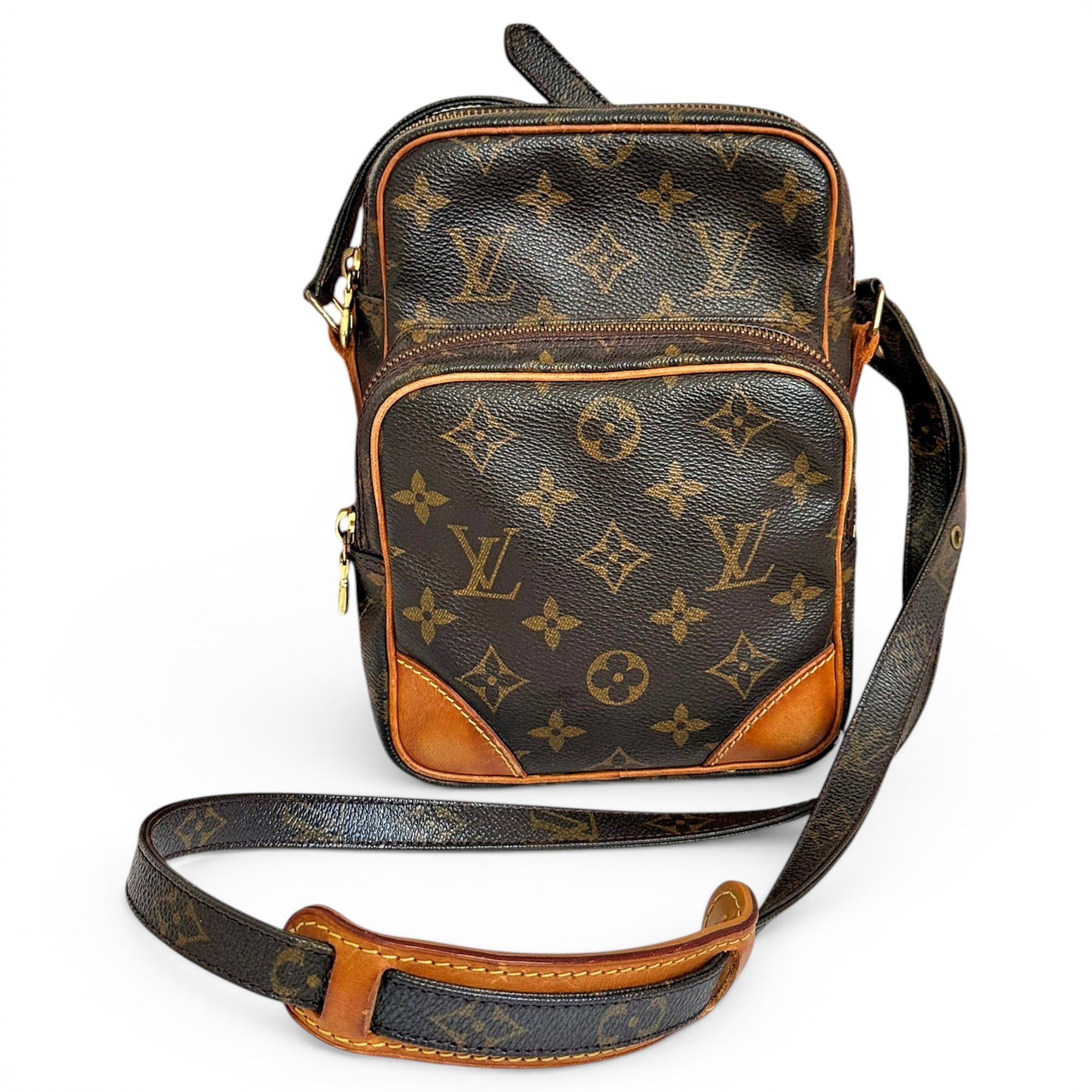 Amazon leather crossbody bag