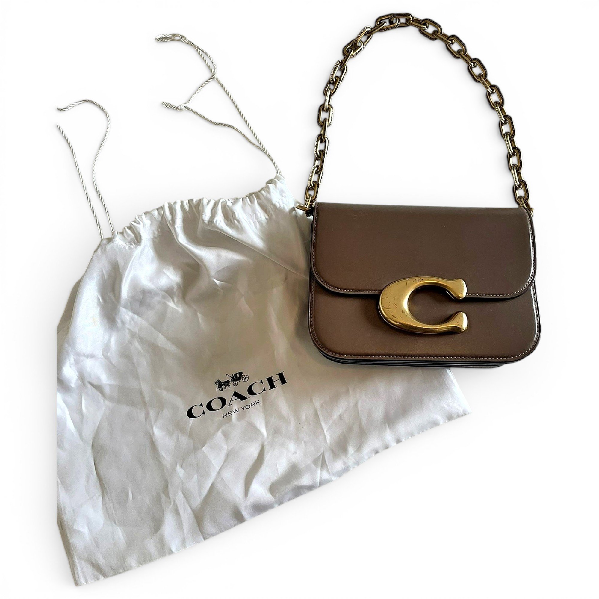 Leather handbag