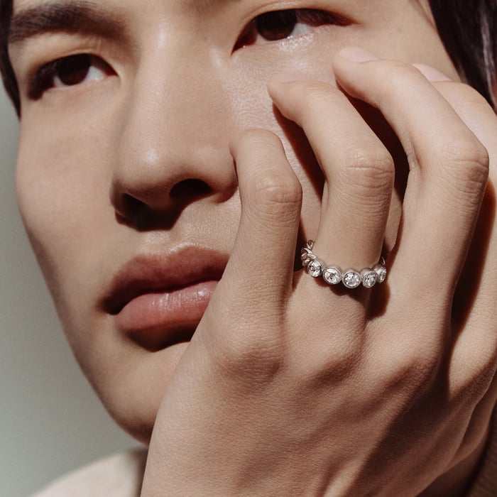 Sans Coloris Boucle Sellier "On the Rocks" Ring