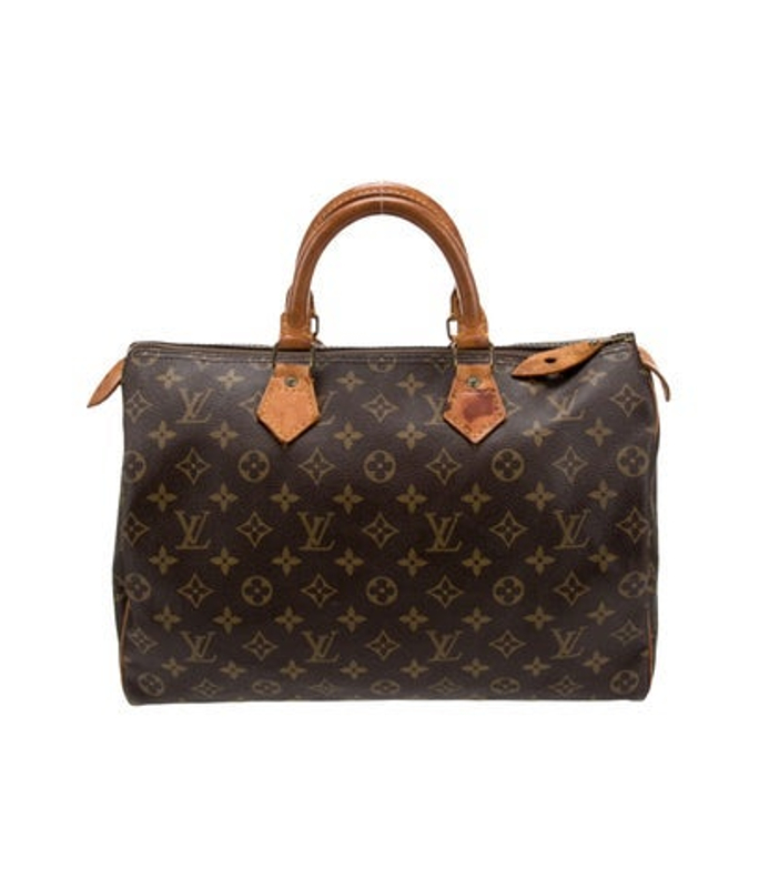 Louis Vuitton Vuitton Lv Monogram Speedy 35
