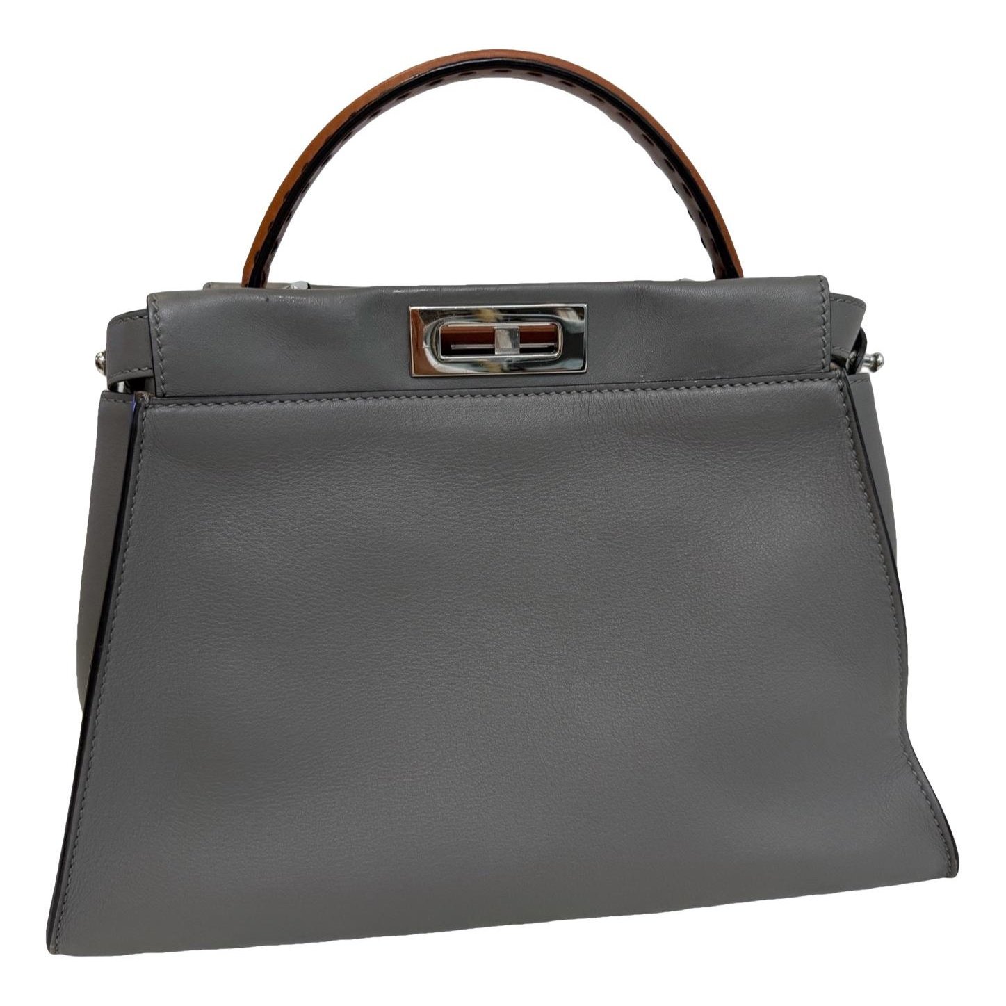 Peekaboo leather handbag