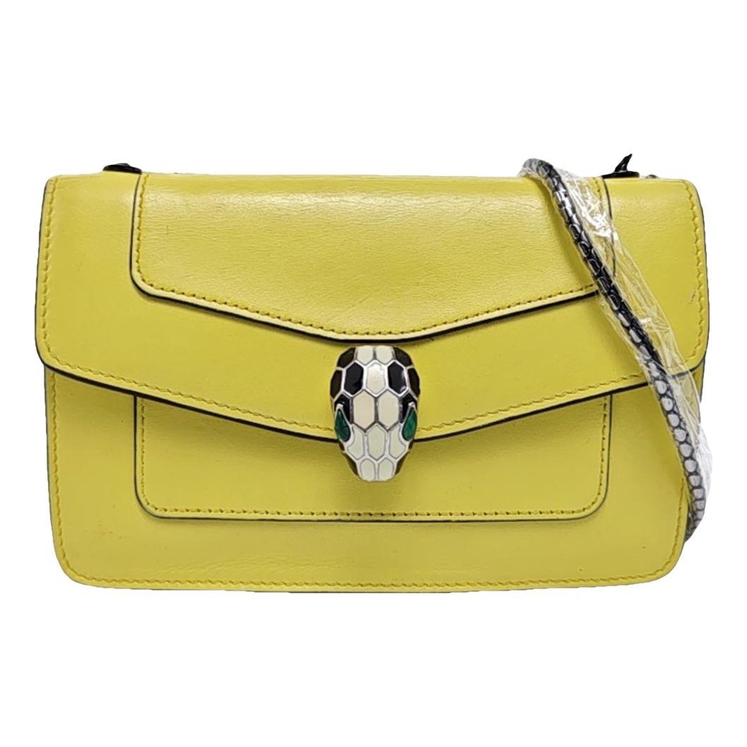 Bvlgari Serpenti leather handbag