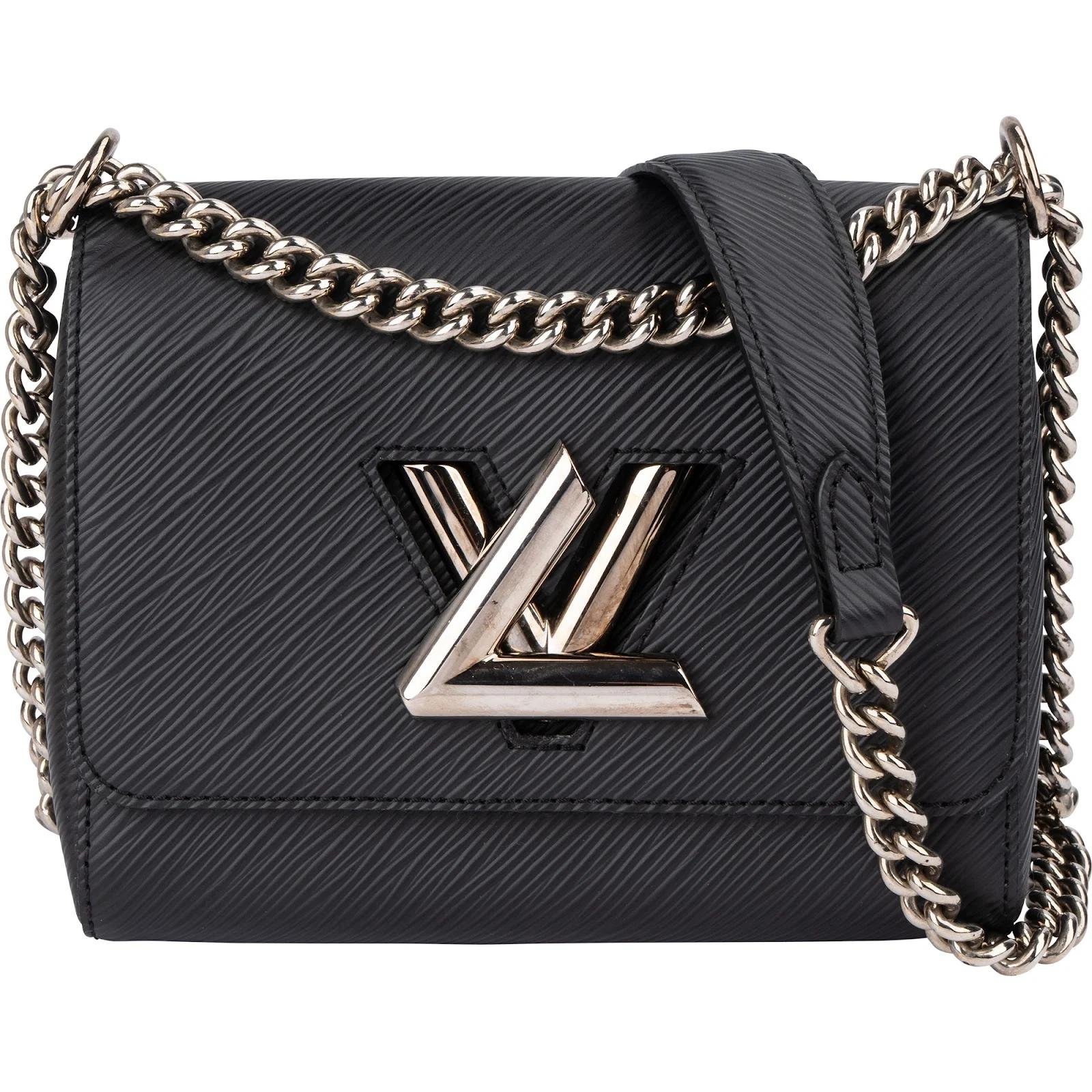 Twist leather crossbody bag