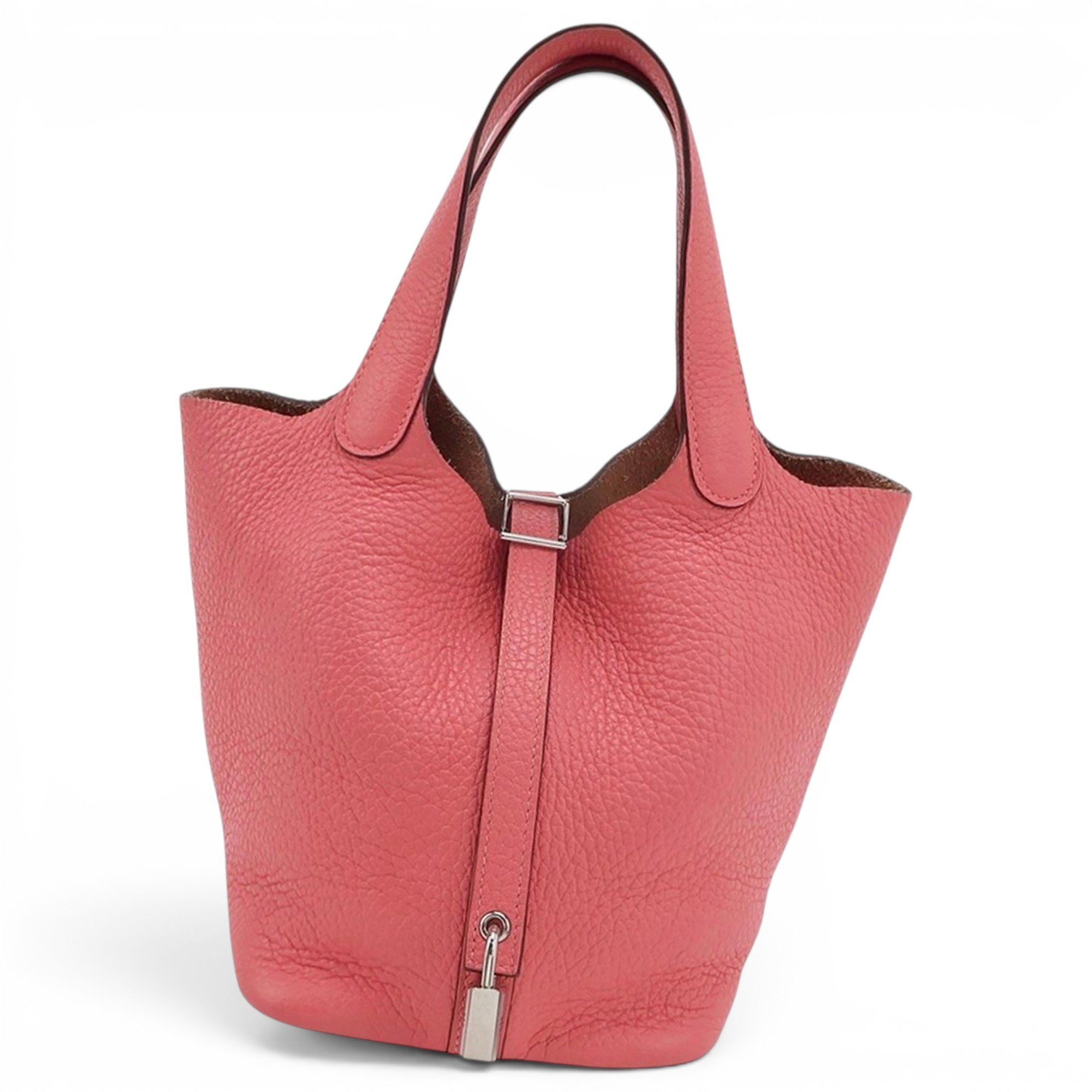 Picotin leather handbag
