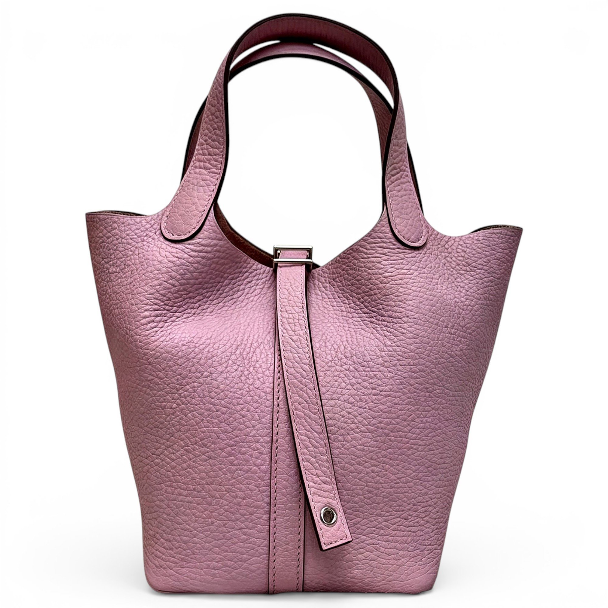 Picotin leather handbag