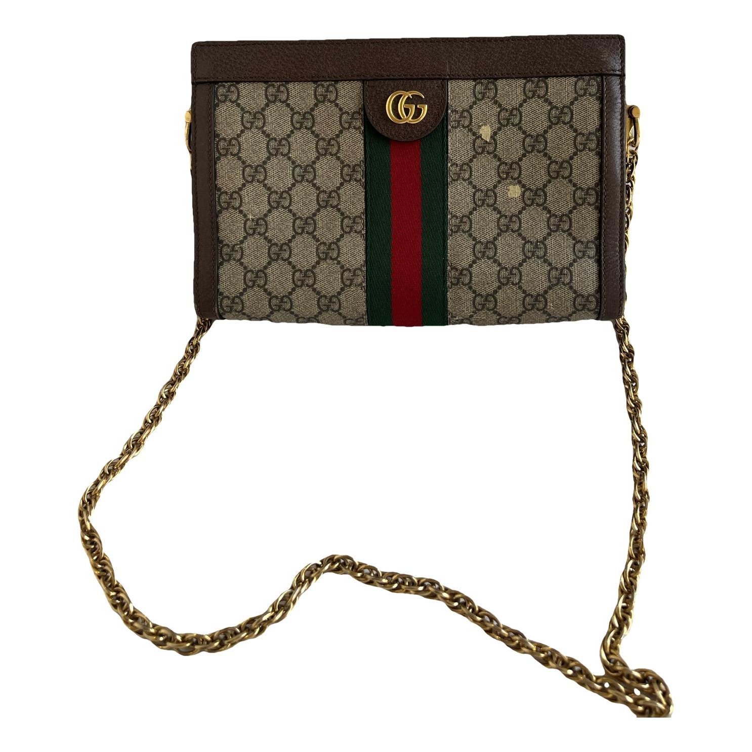 Ophidia Chain leather handbag