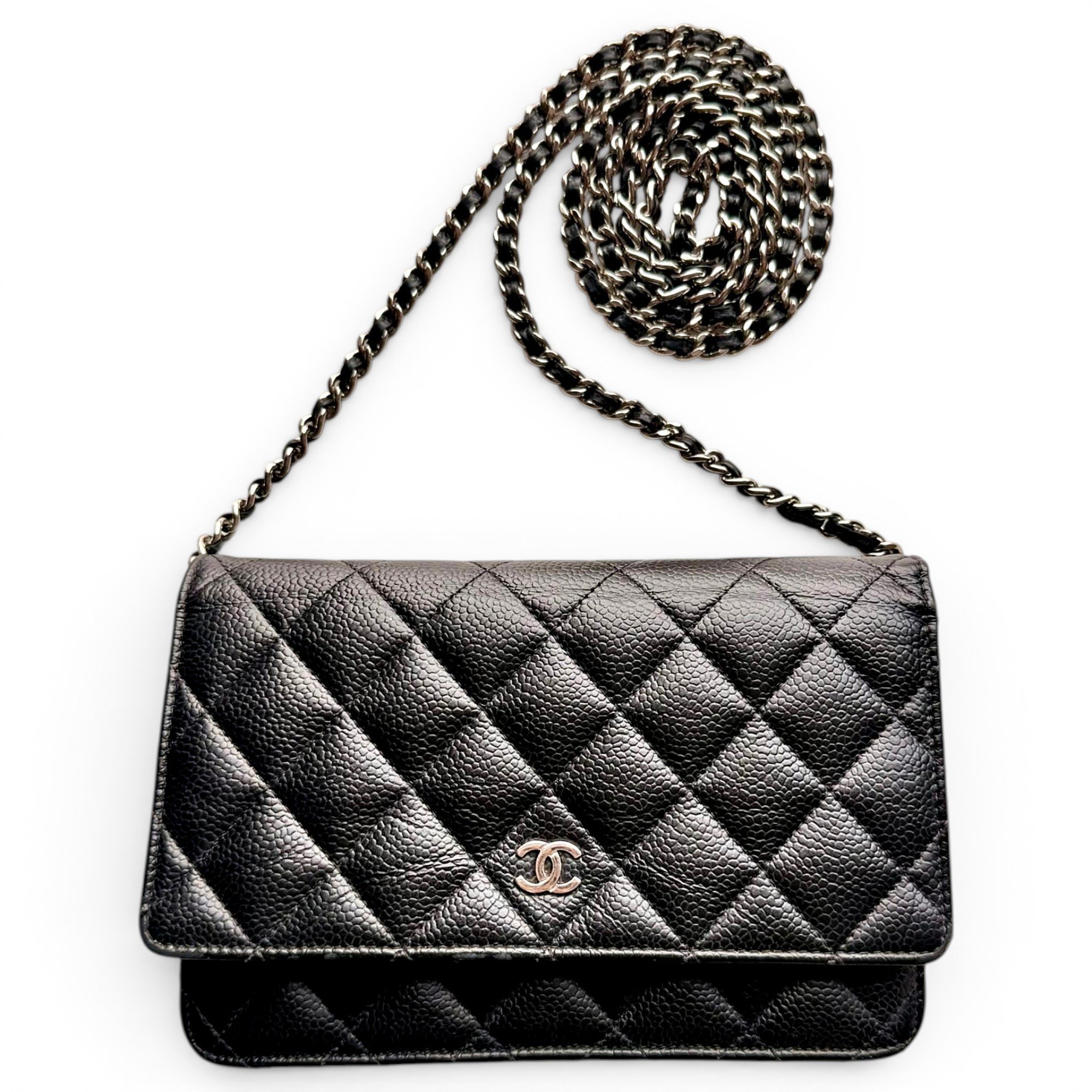 Wallet On Chain Timeless/Classique leather crossbody bag