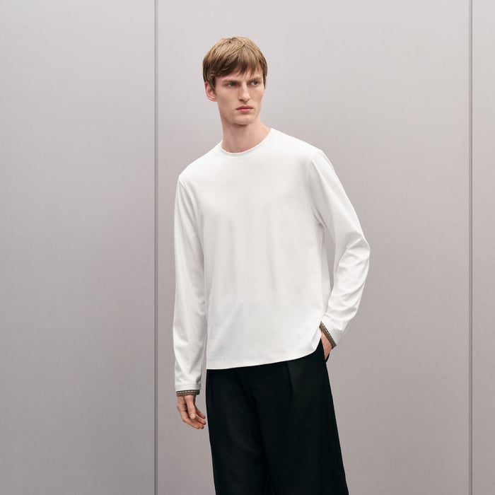 Blanc "Sellier" T-shirt