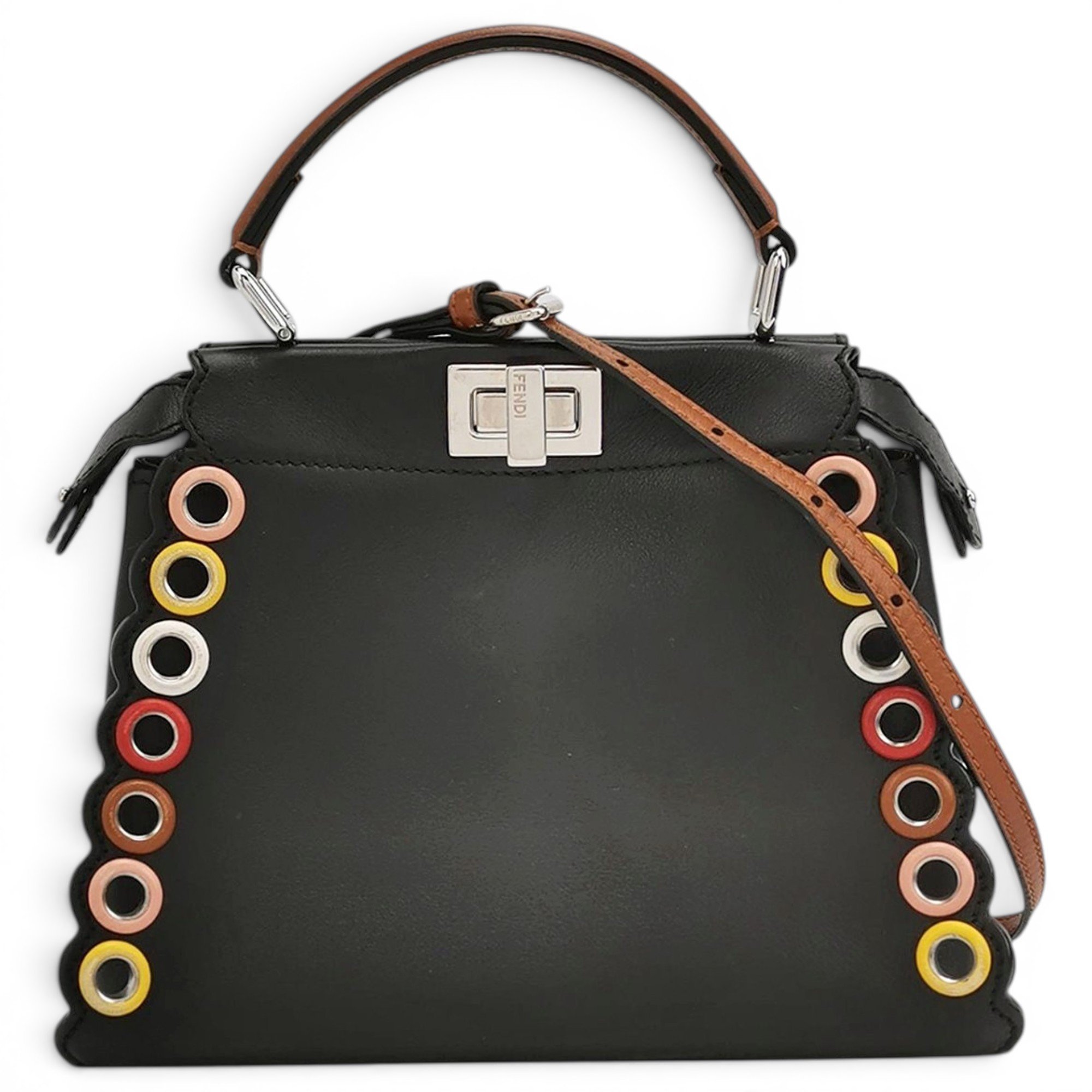 Peekaboo Utility leather handbag
