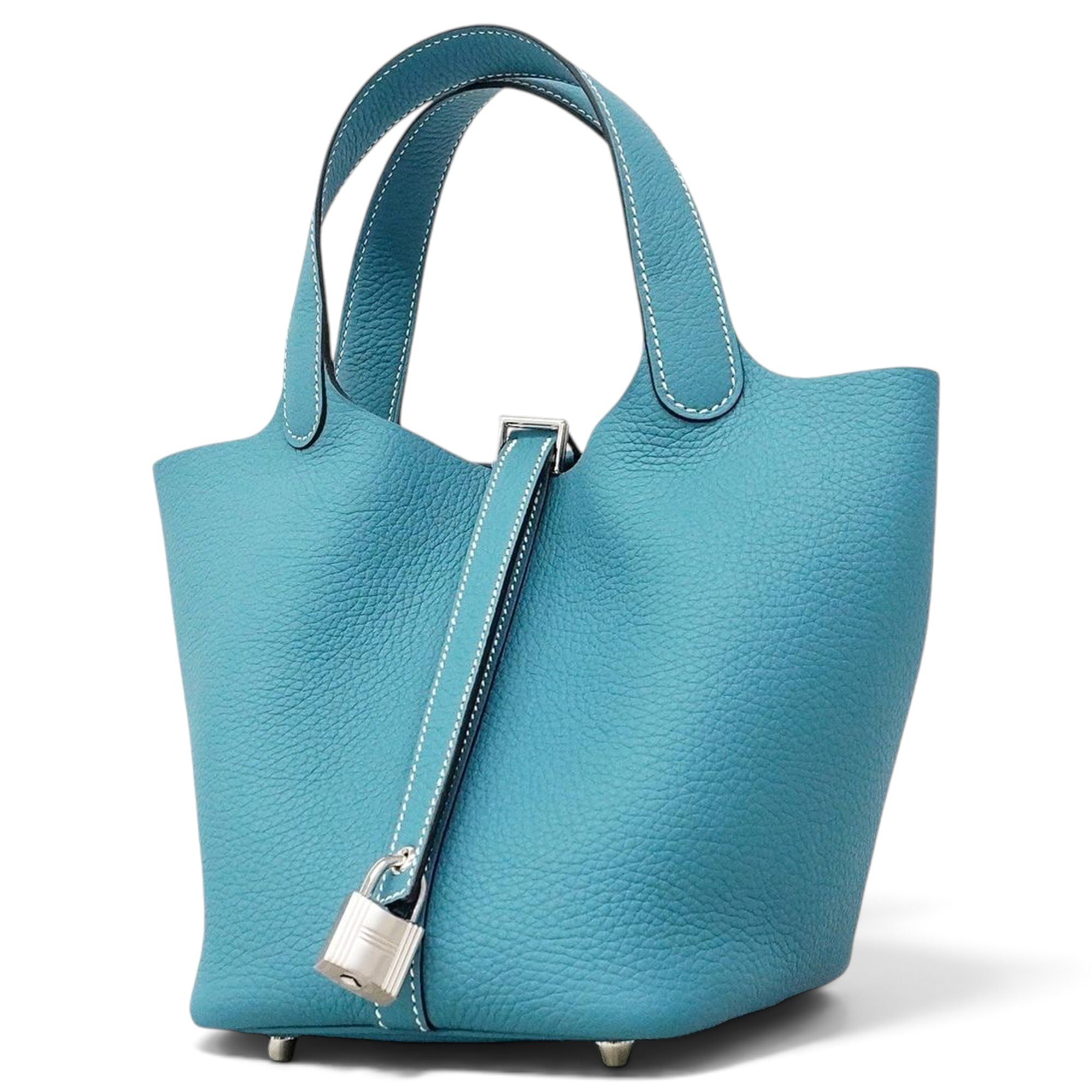 Picotin leather handbag