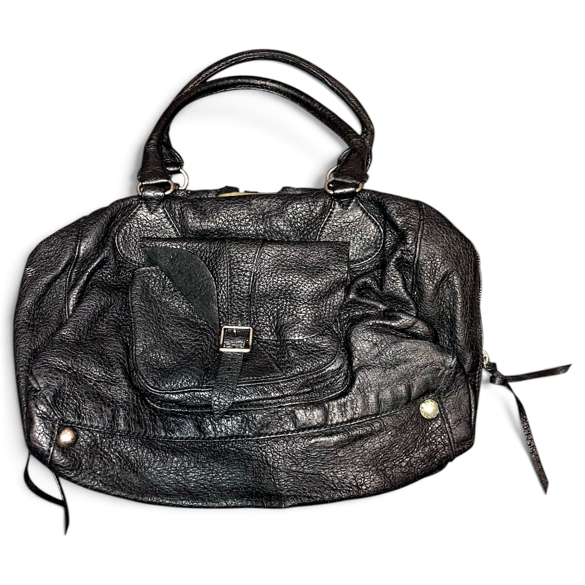 Leather handbag