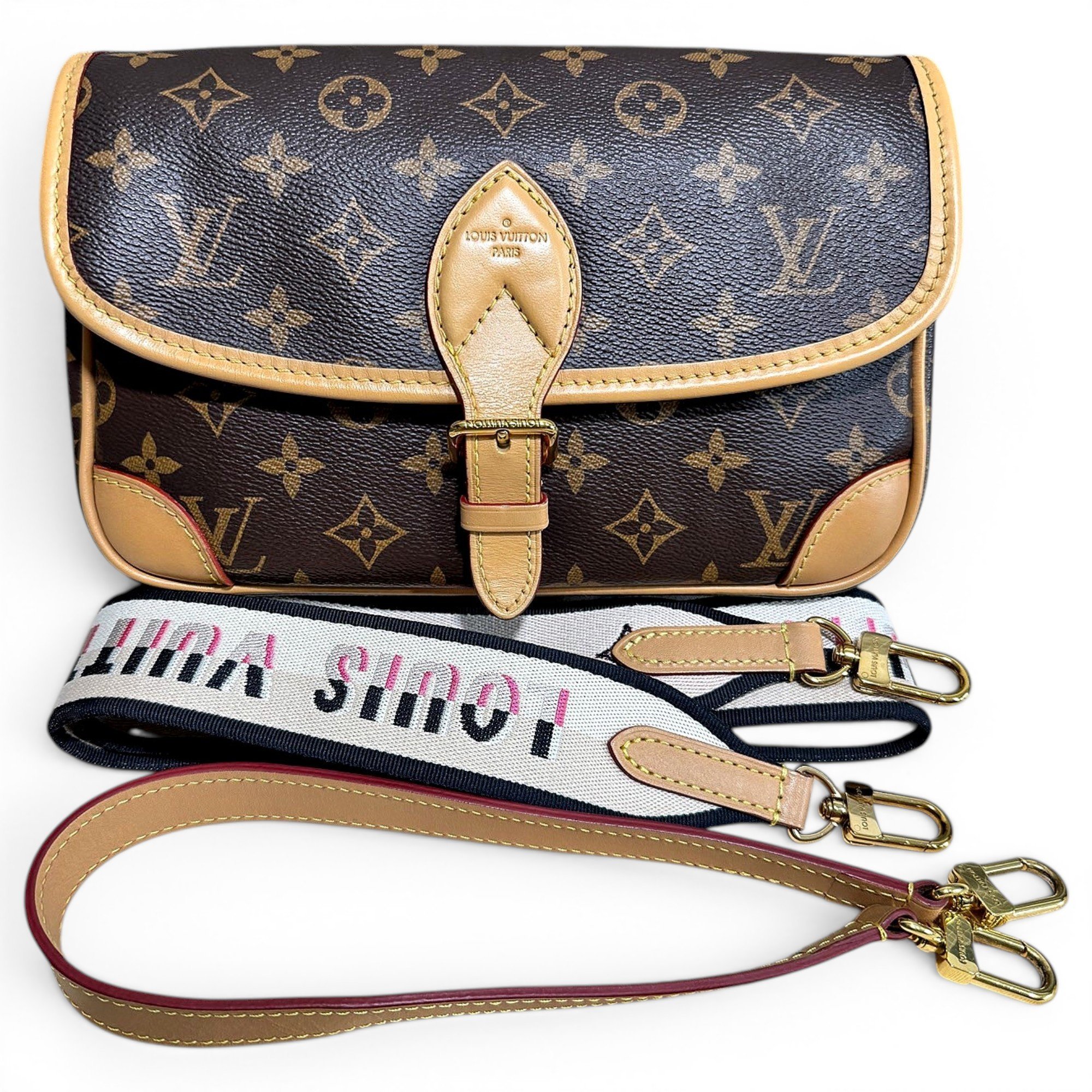 Diane leather crossbody bag