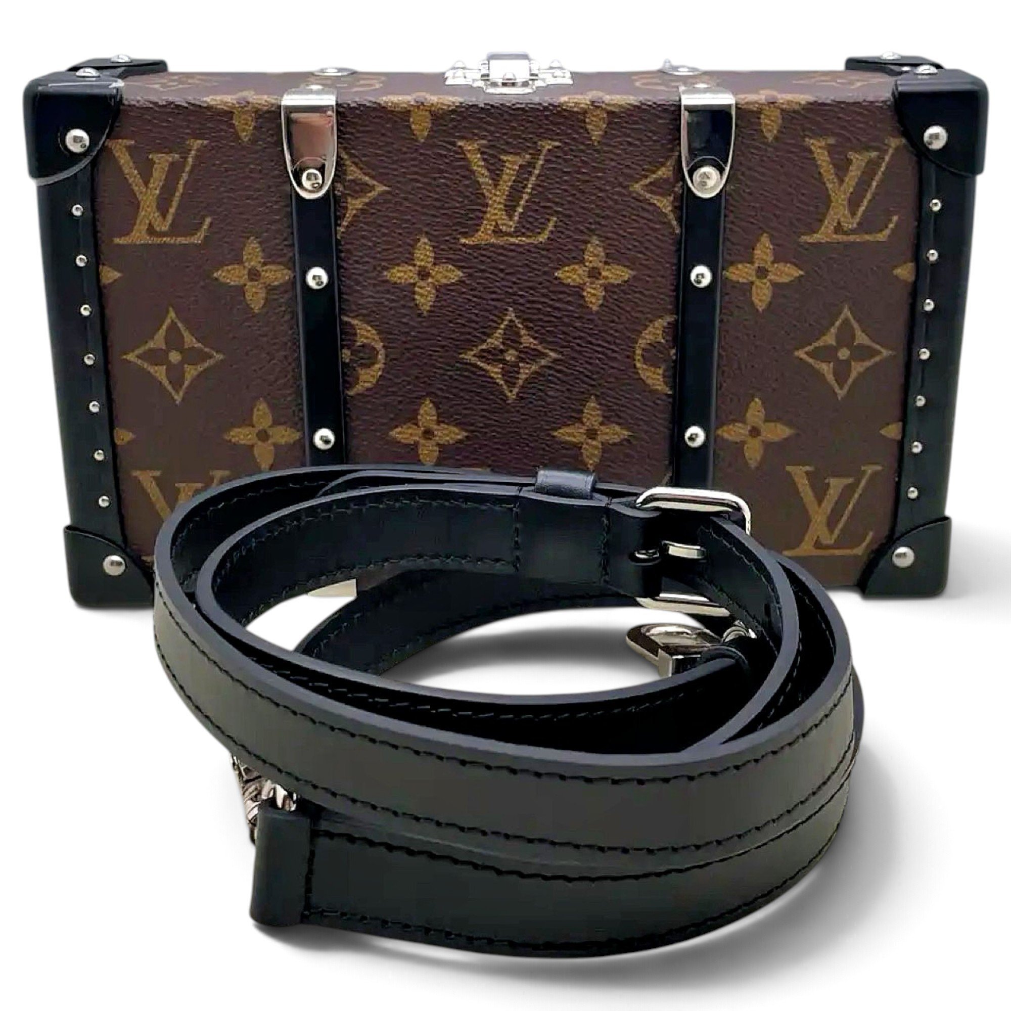 Petite Malle vinyl handbag