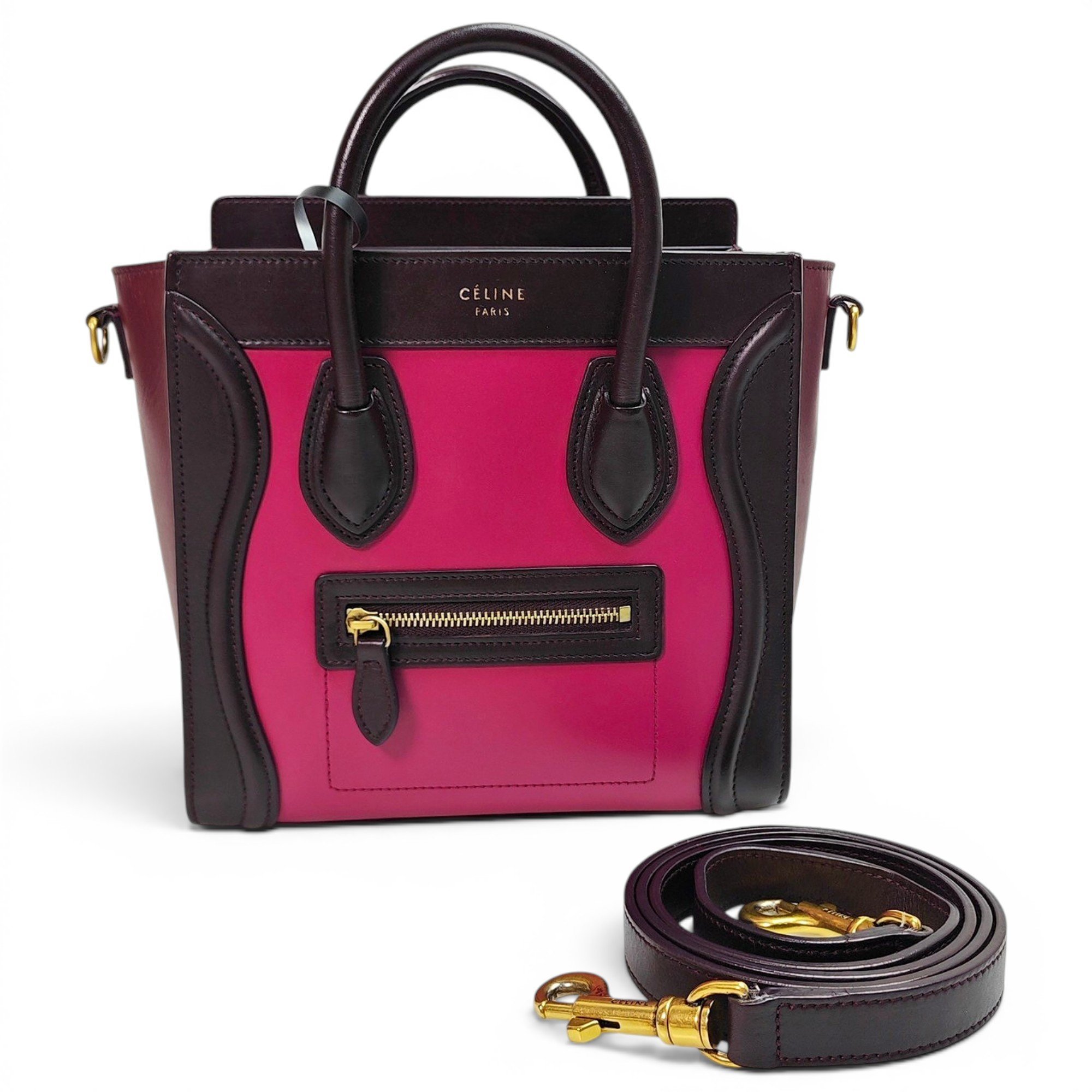 Luggage leather handbag